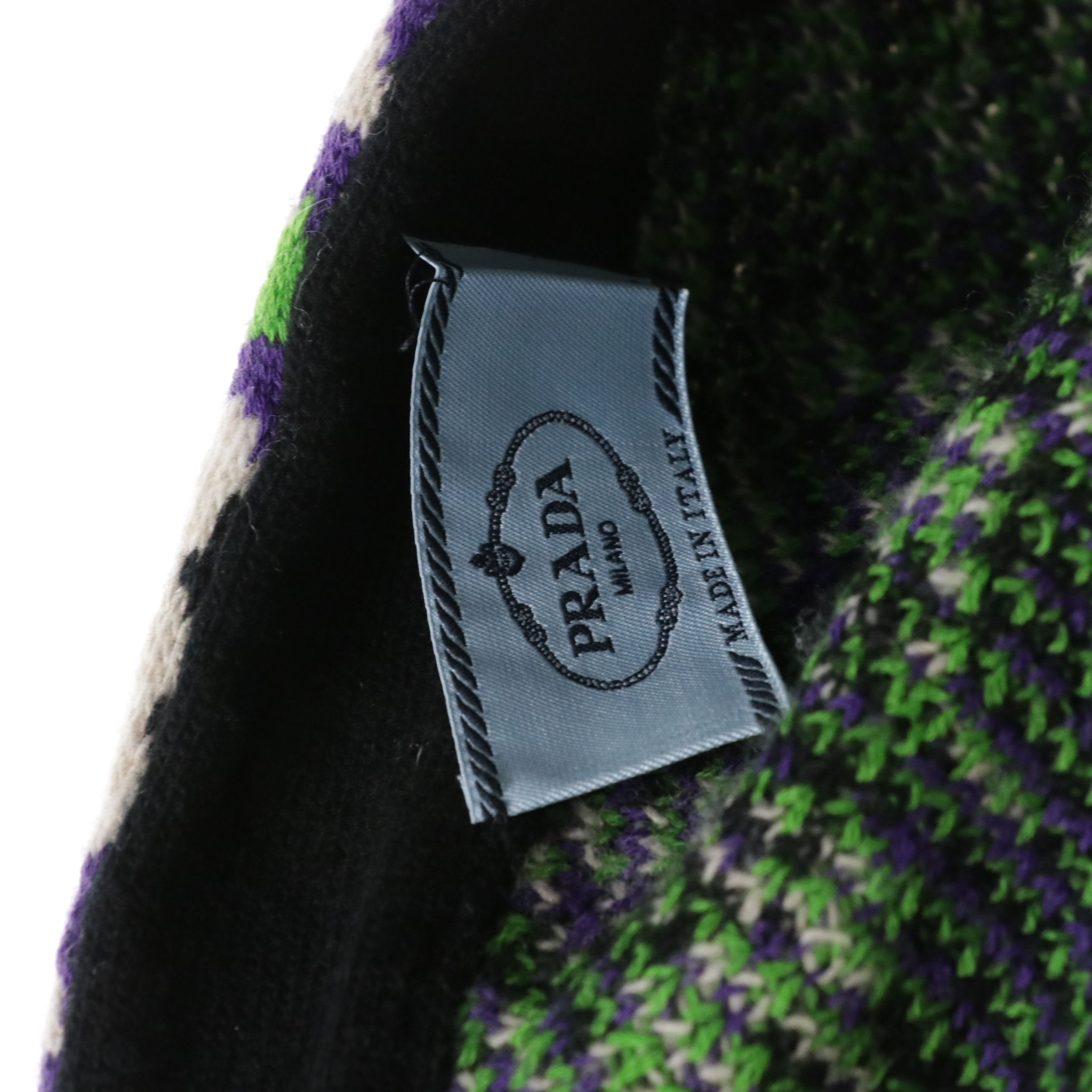 Prada Knit Sleeveless Sweater with Tie Sash