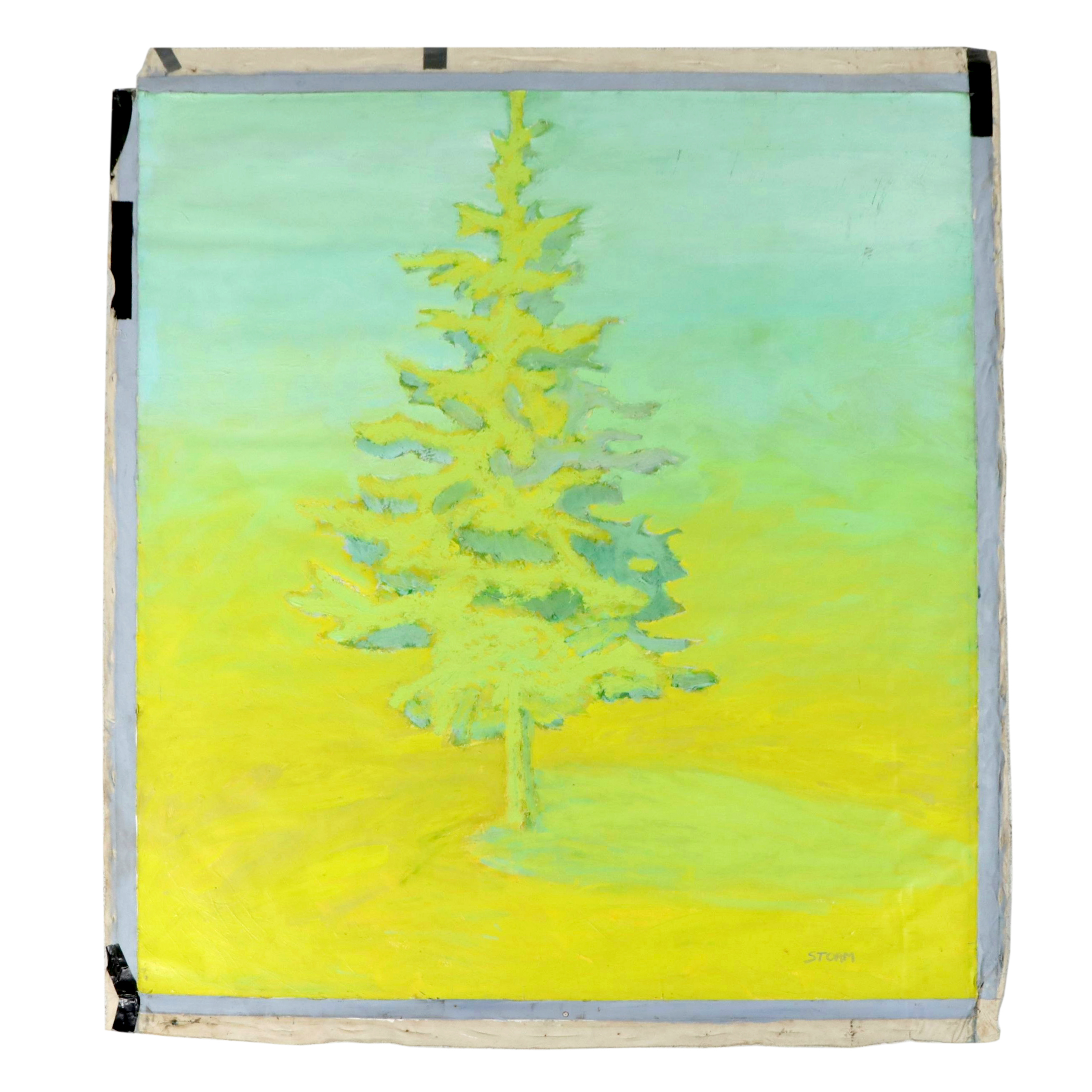 Howard Storm Monumental Acrylic Painting on Canvas of Tree