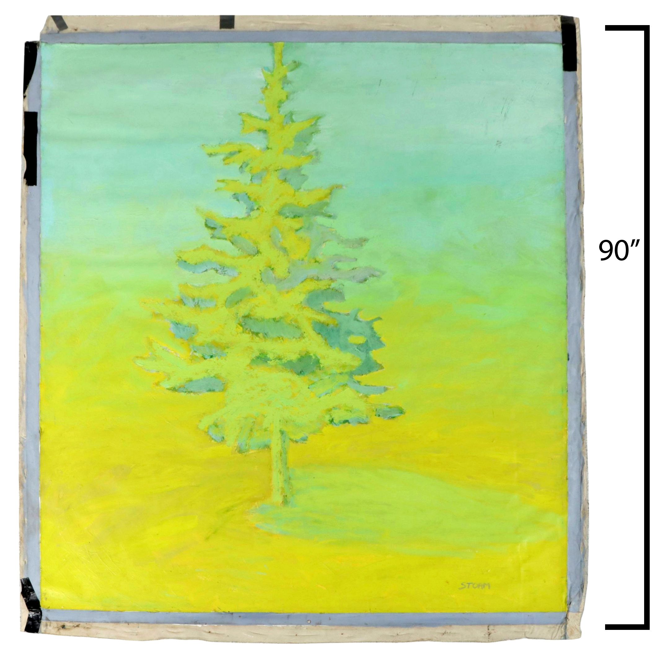 Howard Storm Monumental Acrylic Painting on Canvas of Tree