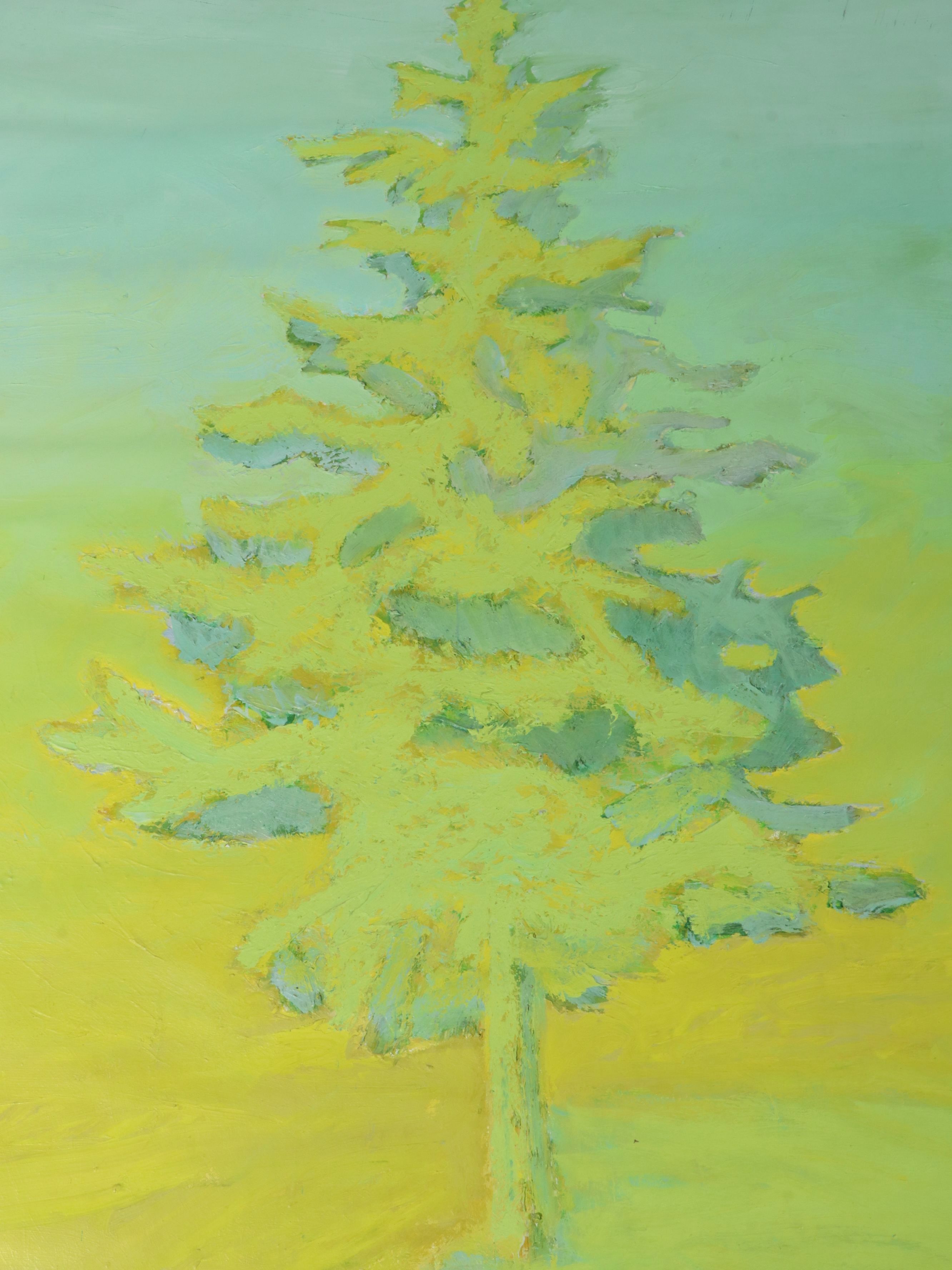 Howard Storm Monumental Acrylic Painting on Canvas of Tree