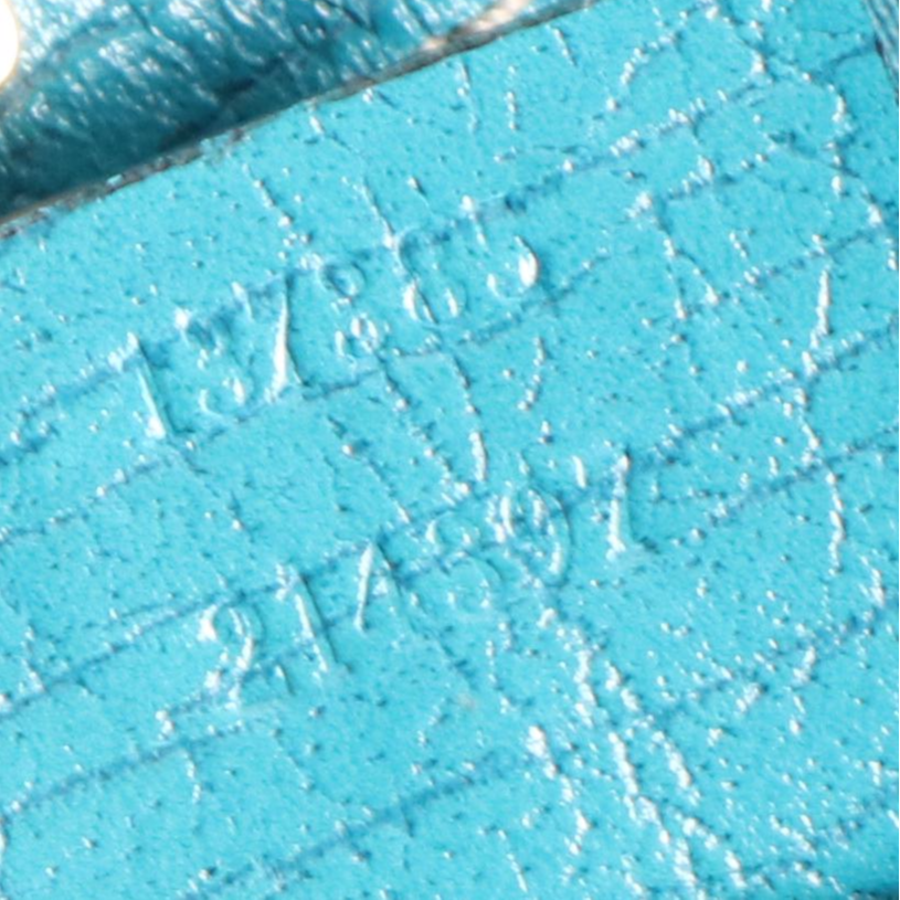 Gucci Hasler Horsebit Tote Bag in Beige GG Canvas and Turquoise Leather