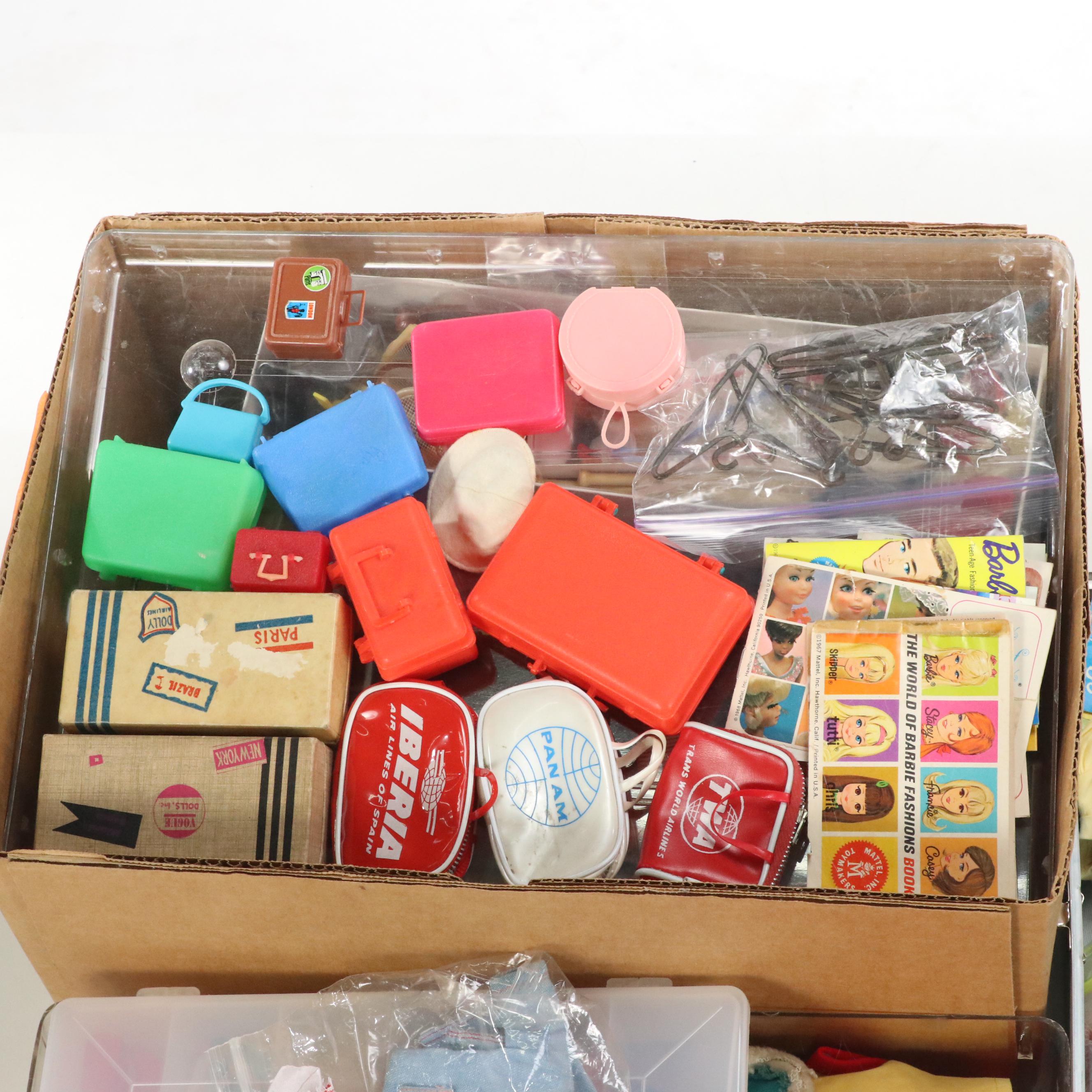 Mattel Barbie, Skipper and More Doll Clothing with Dolls and Playsets, 1960s