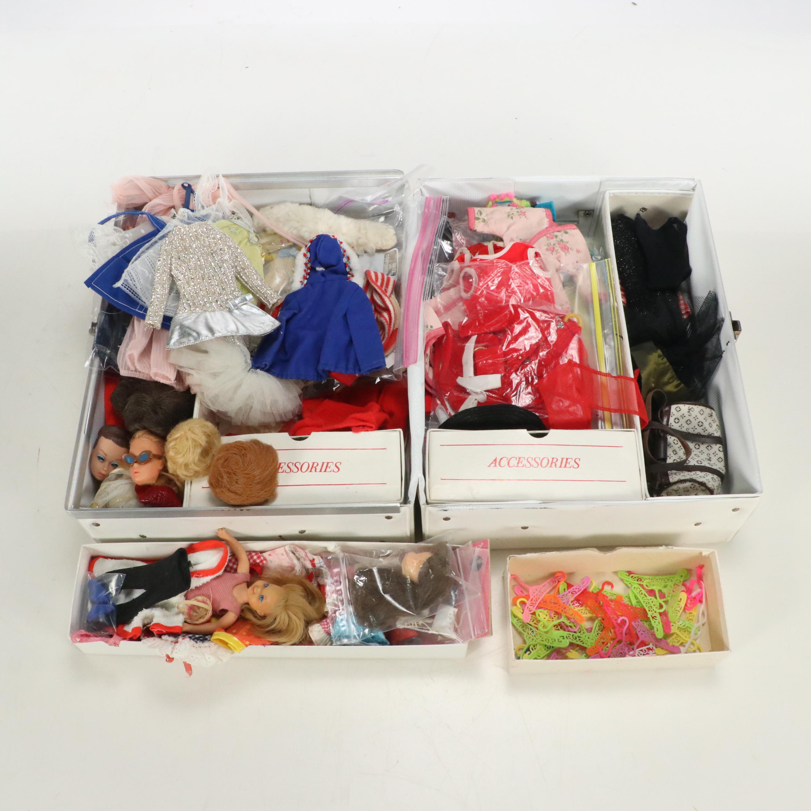 Mattel Barbie, Skipper and More Doll Clothing with Dolls and Playsets, 1960s