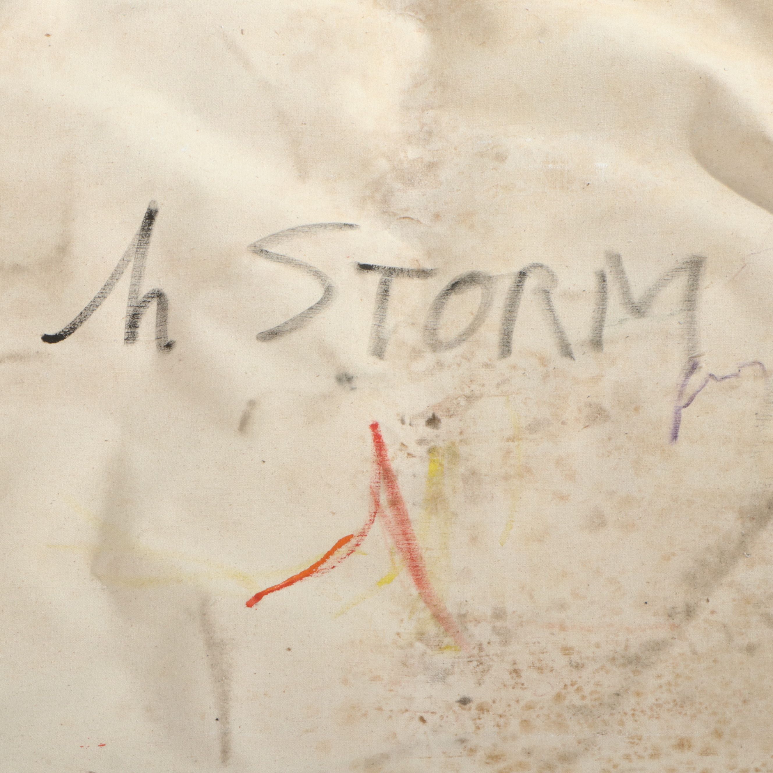 Howard Storm Monumental Acrylic Painting on Canvas of Male Figure