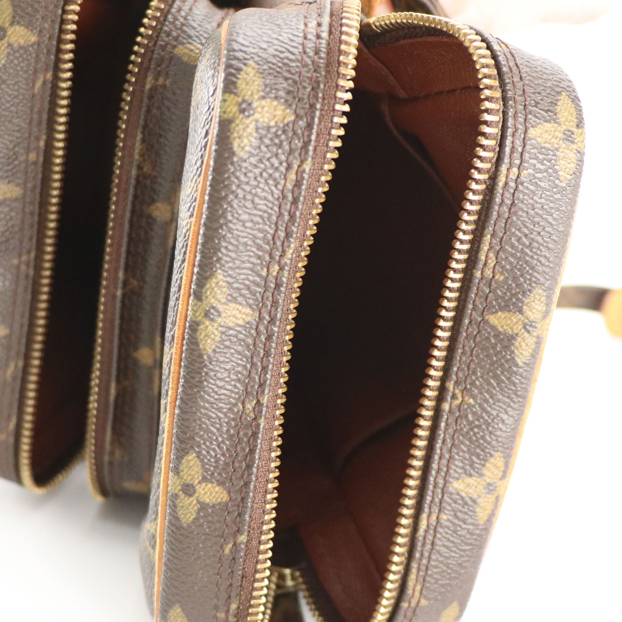 Louis Vuitton Amazone Crossbody Bag in Monogram Canvas and Vachetta Leather