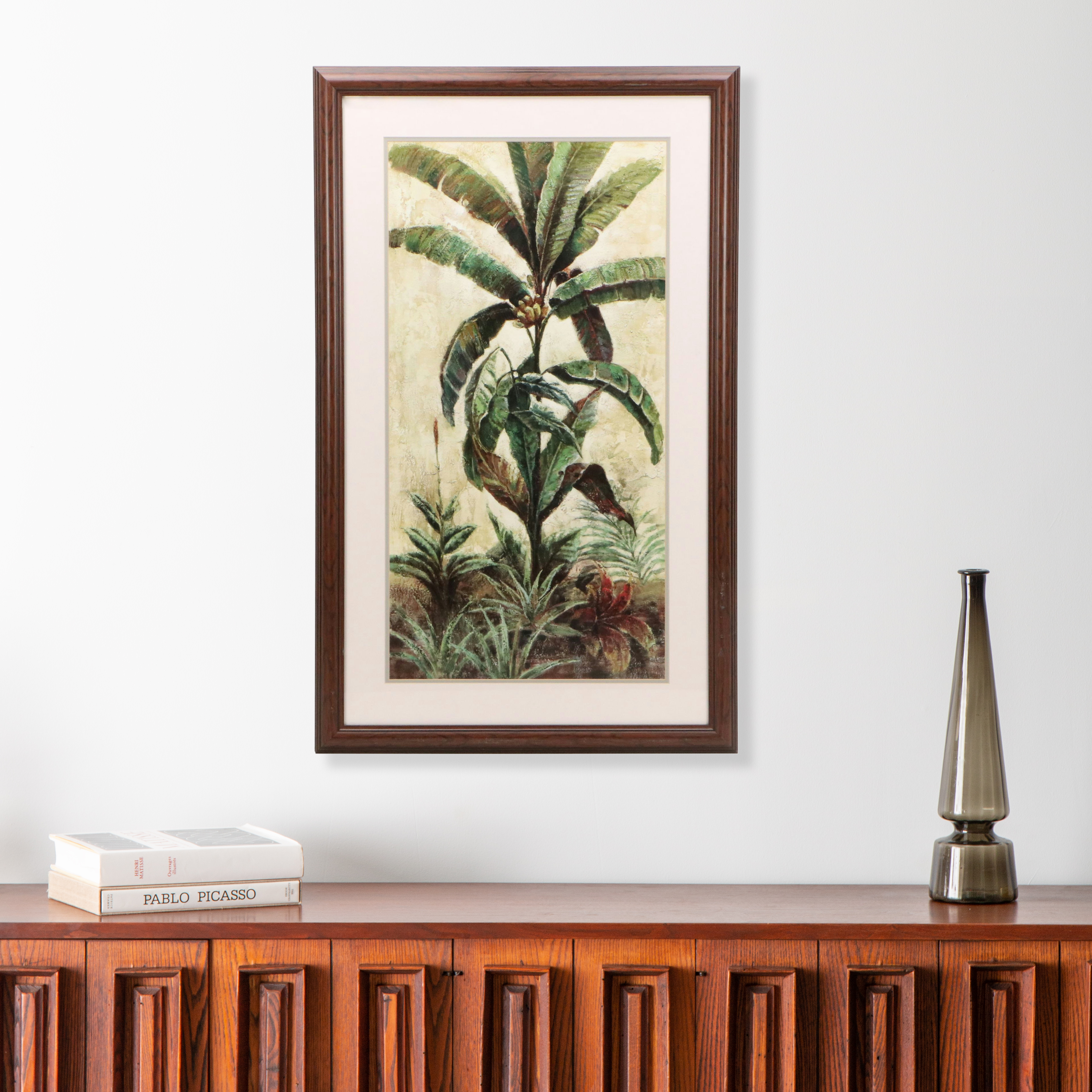 Eduardo Moreau Offset Lithographs "Exotic Palms I and II," Late 20th Century