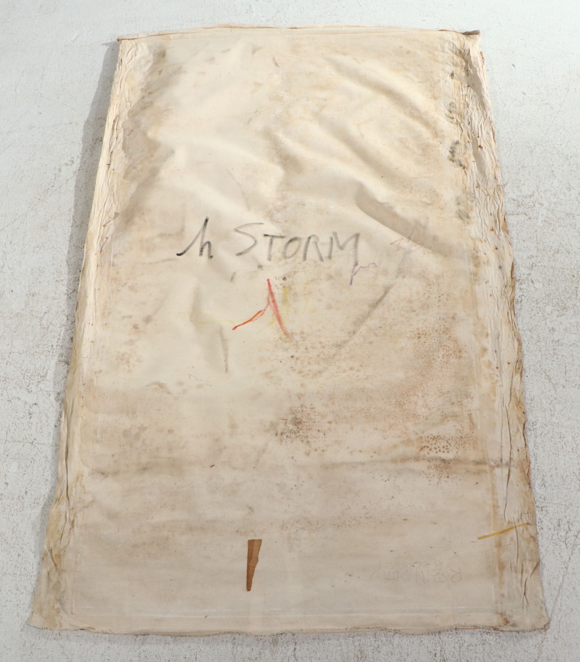 Howard Storm Monumental Acrylic Painting on Canvas of Male Figure