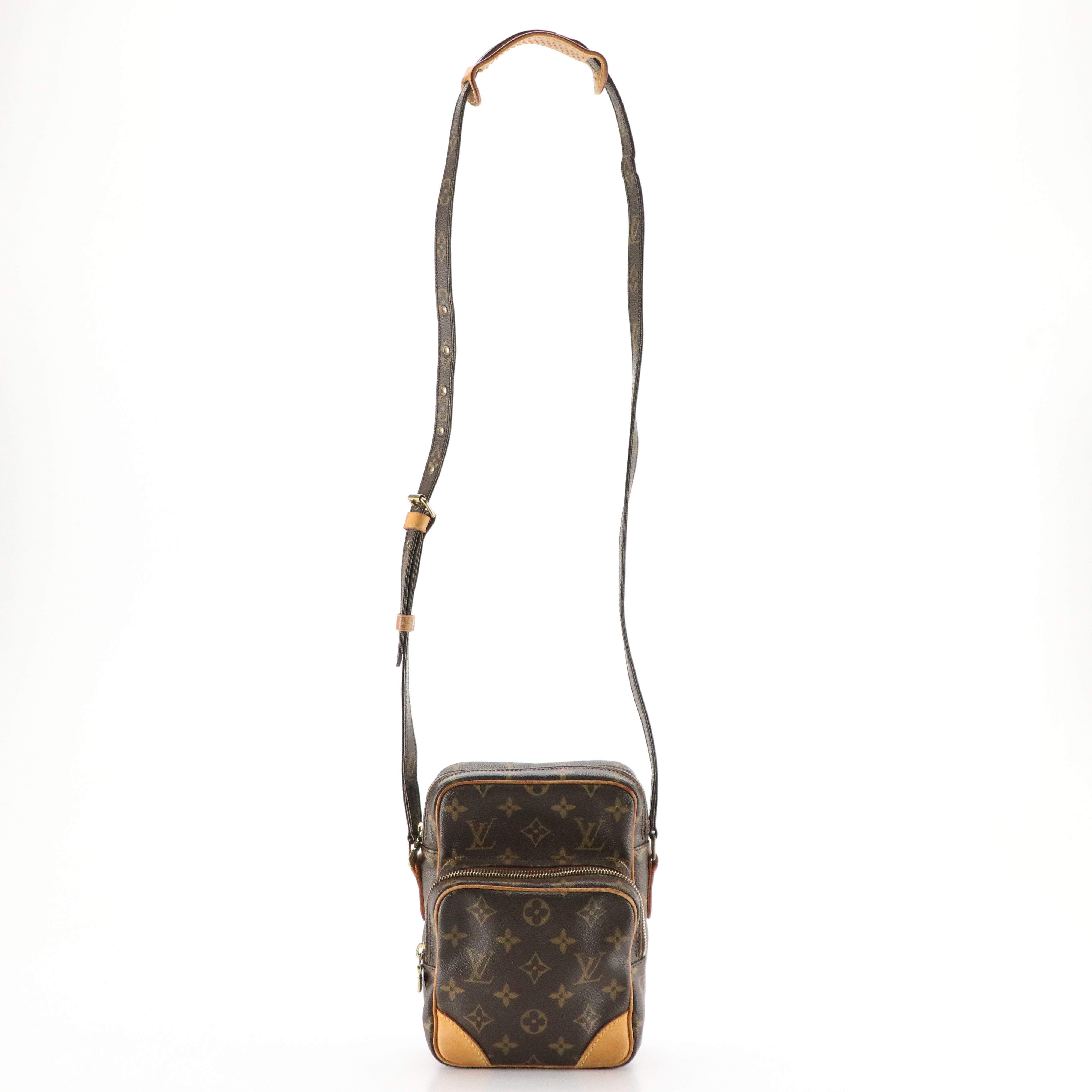Louis Vuitton Amazone Crossbody Bag in Monogram Canvas and Vachetta Leather