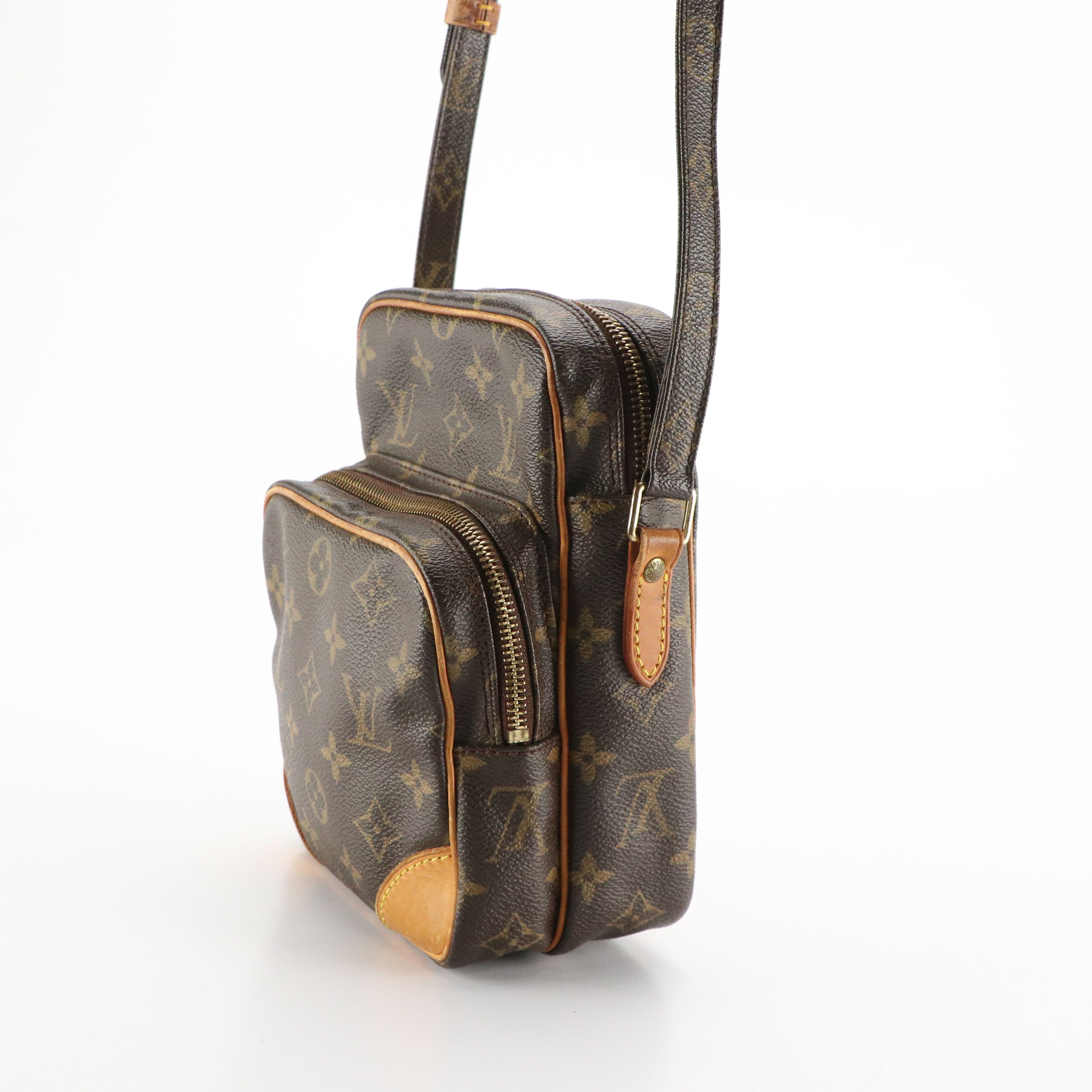 Louis Vuitton Amazone Crossbody Bag in Monogram Canvas and Vachetta Leather