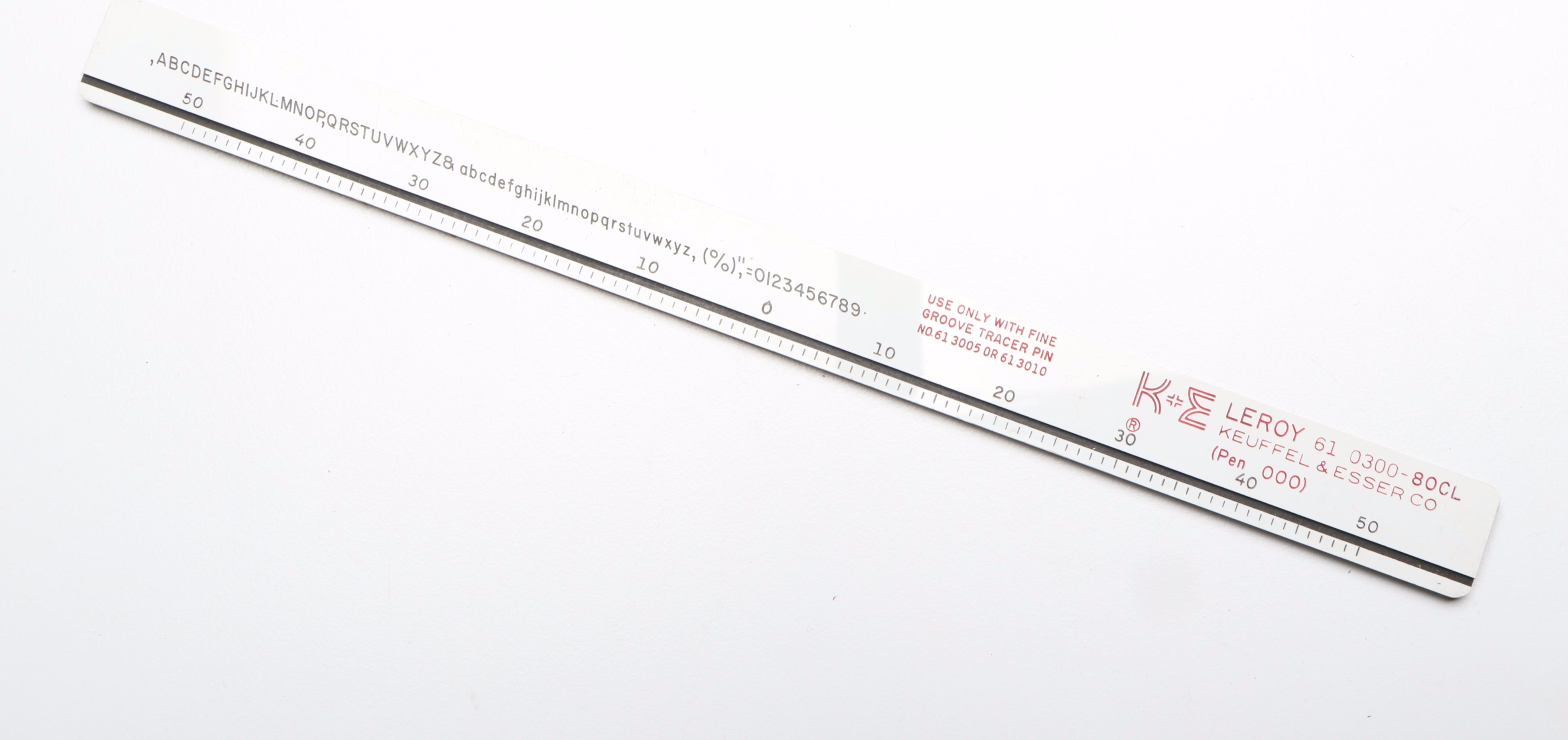 Bruning-Wallace US Navy Drafting Machine with Leroy Lettering Set and More