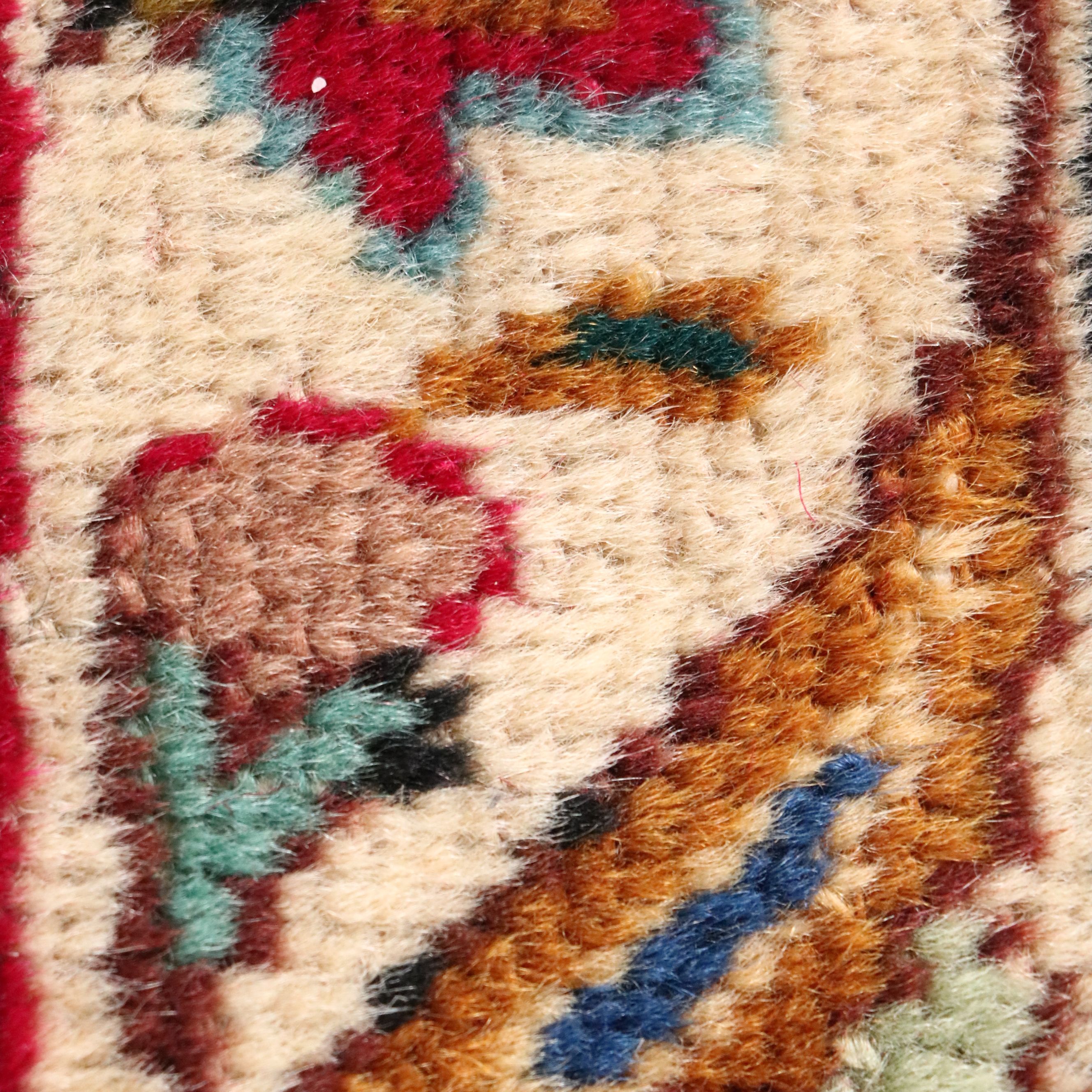 8'10 x 12'8 Hand-Knotted Persian Kashan Room-Sized Rug