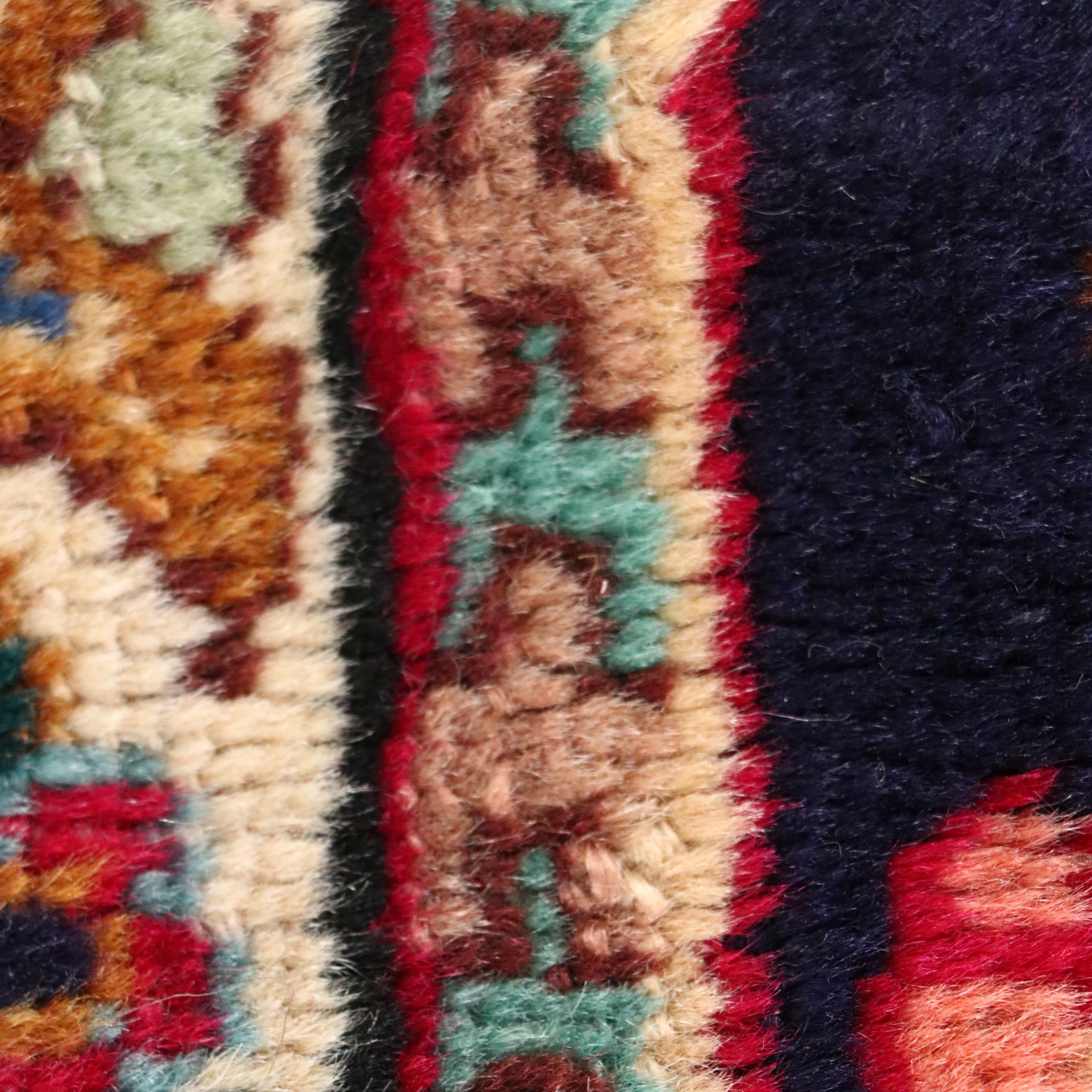 8'10 x 12'8 Hand-Knotted Persian Kashan Room-Sized Rug