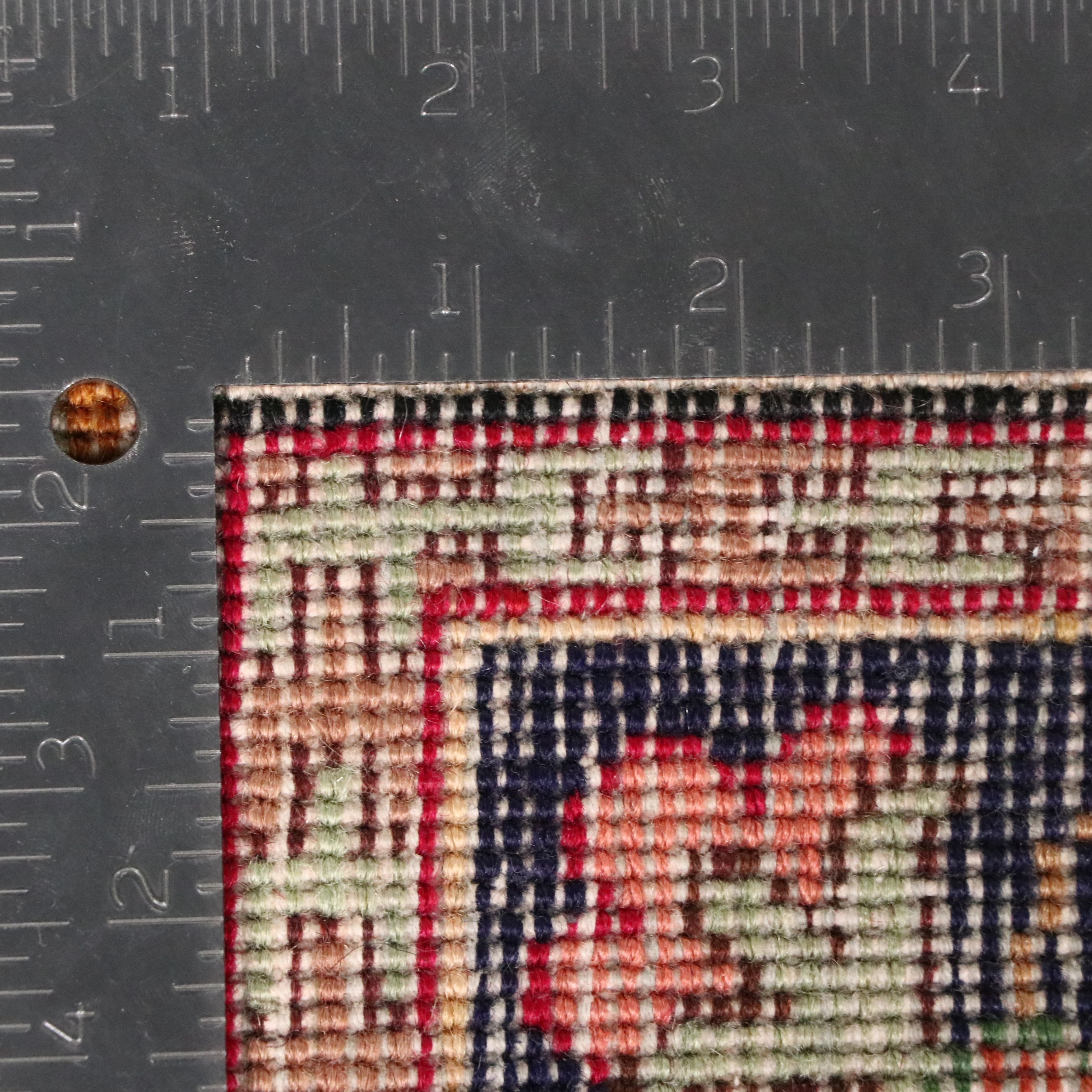 8'10 x 12'8 Hand-Knotted Persian Kashan Room-Sized Rug