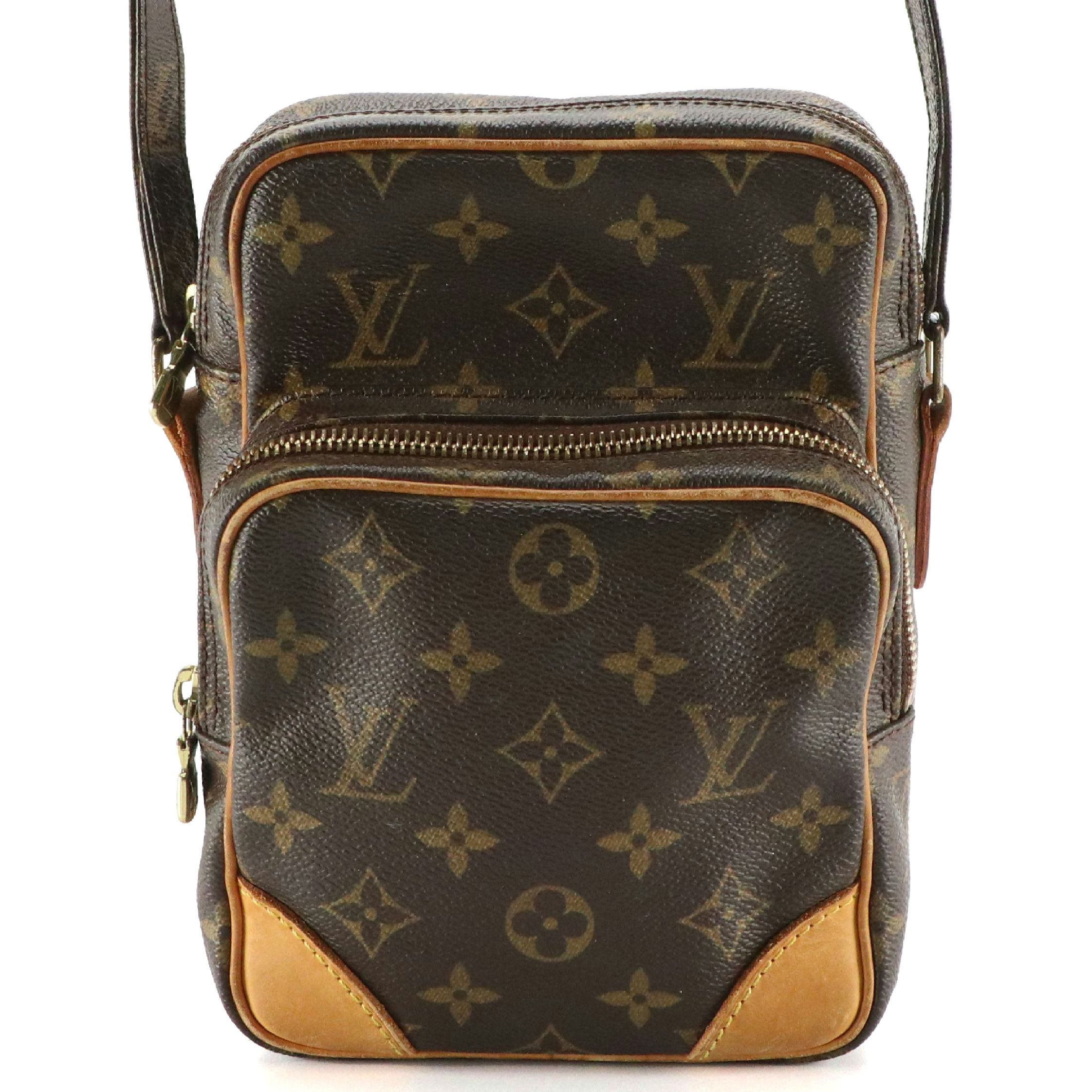 Louis Vuitton Amazone Crossbody Bag in Monogram Canvas and Vachetta Leather