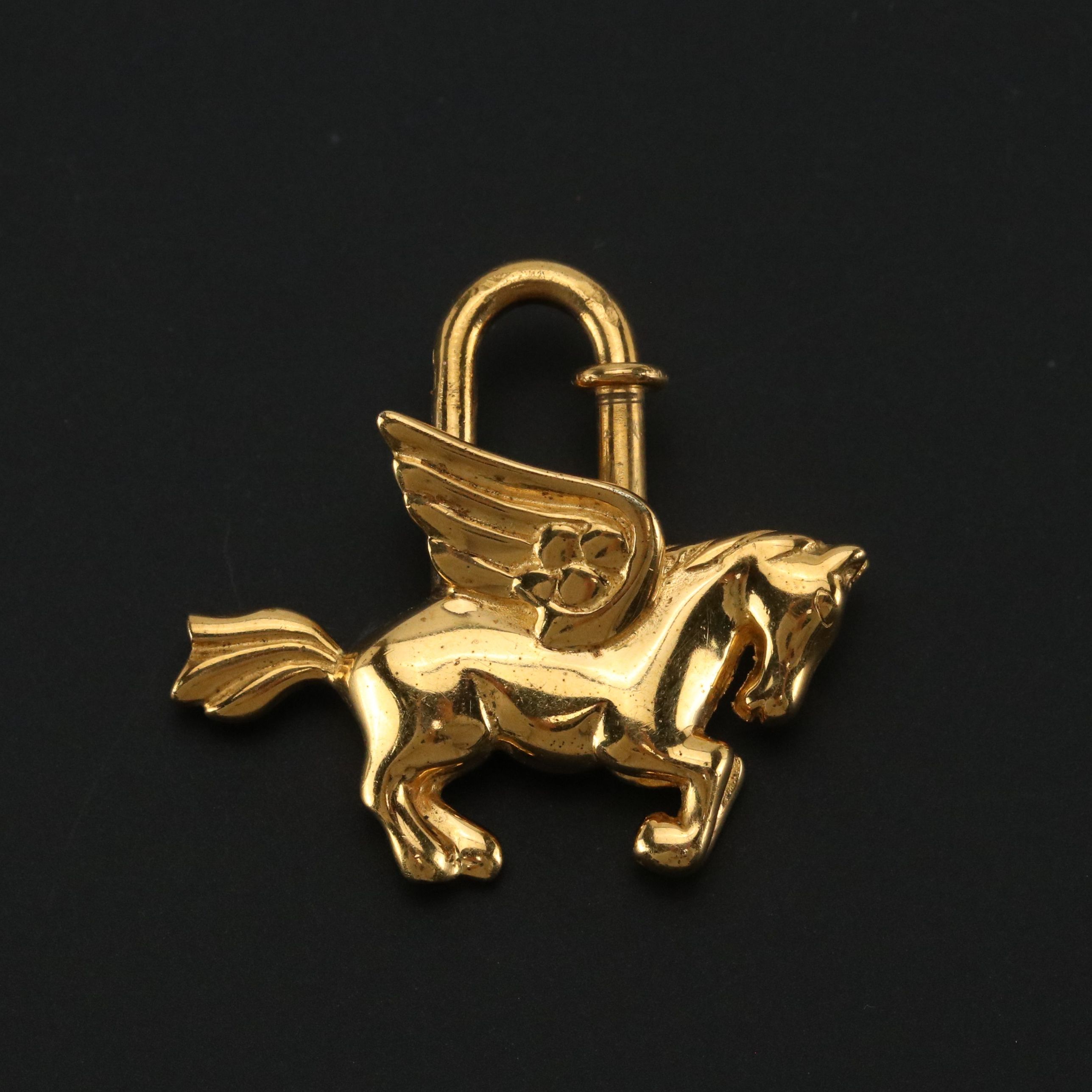 Hermès Cadena Pegasus Bag Lock Charm