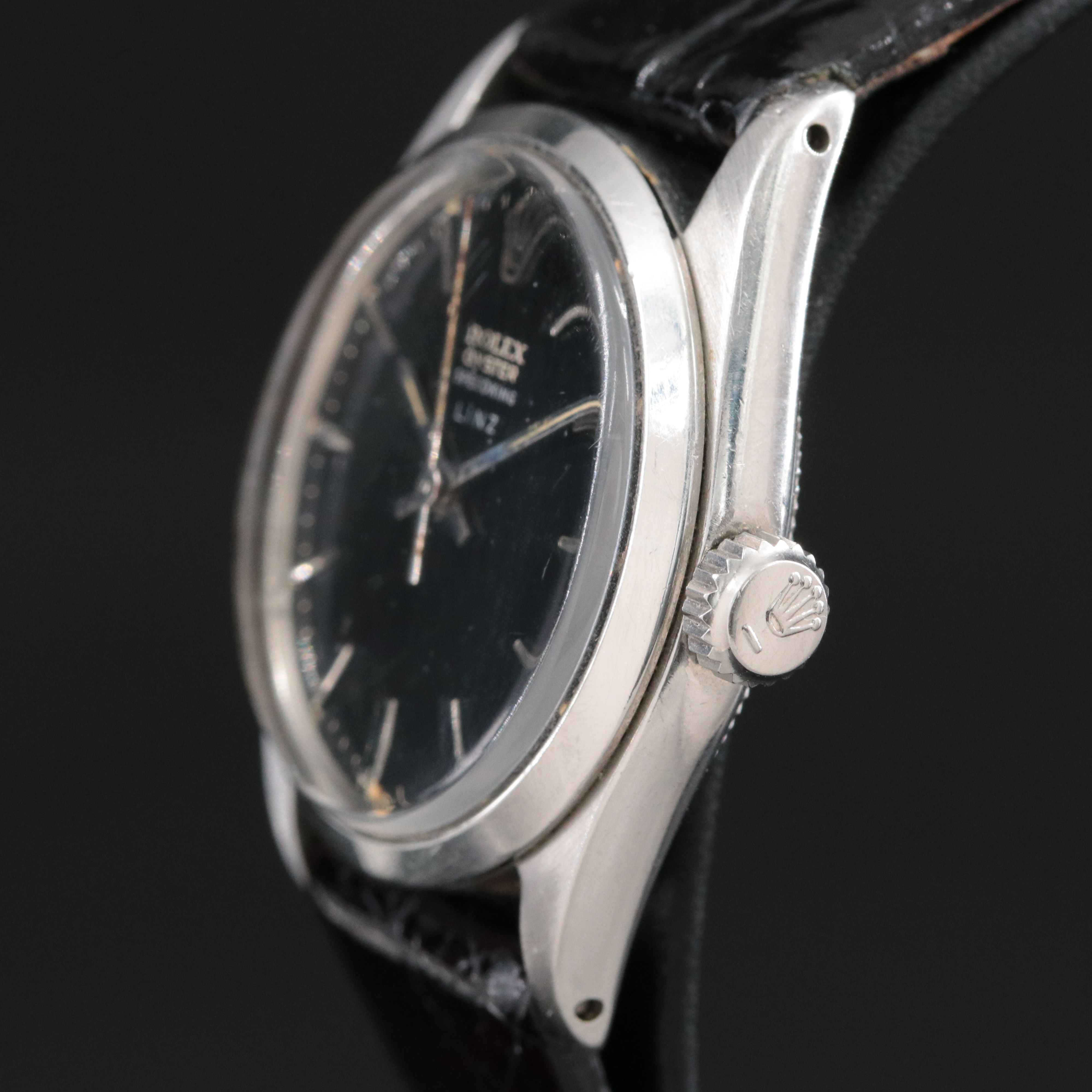 Rolex Oyster Speedking "Linz" Dial Vintage Watch c.1966