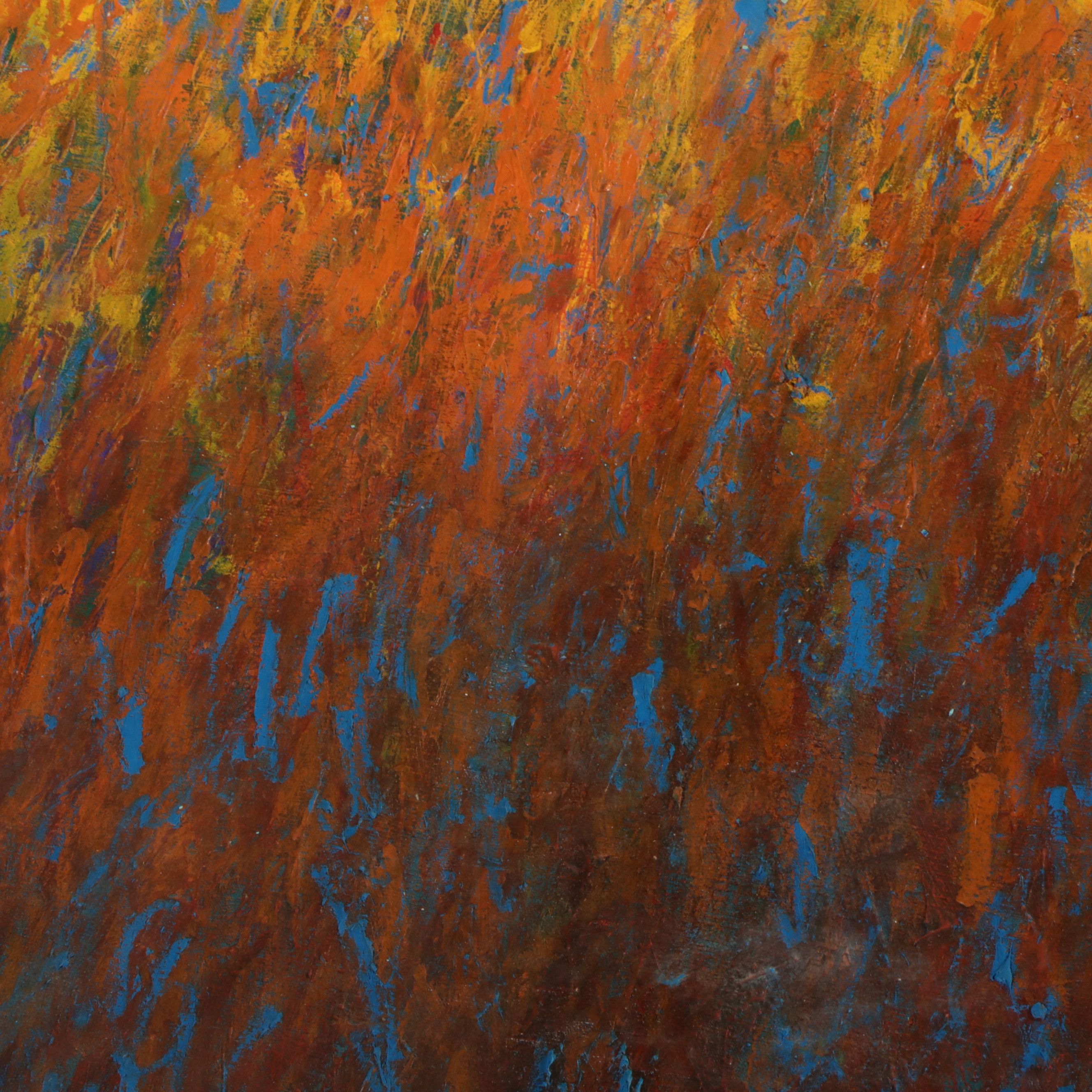 Howard Storm Monumental Acrylic Painting "Manakin & Artist"