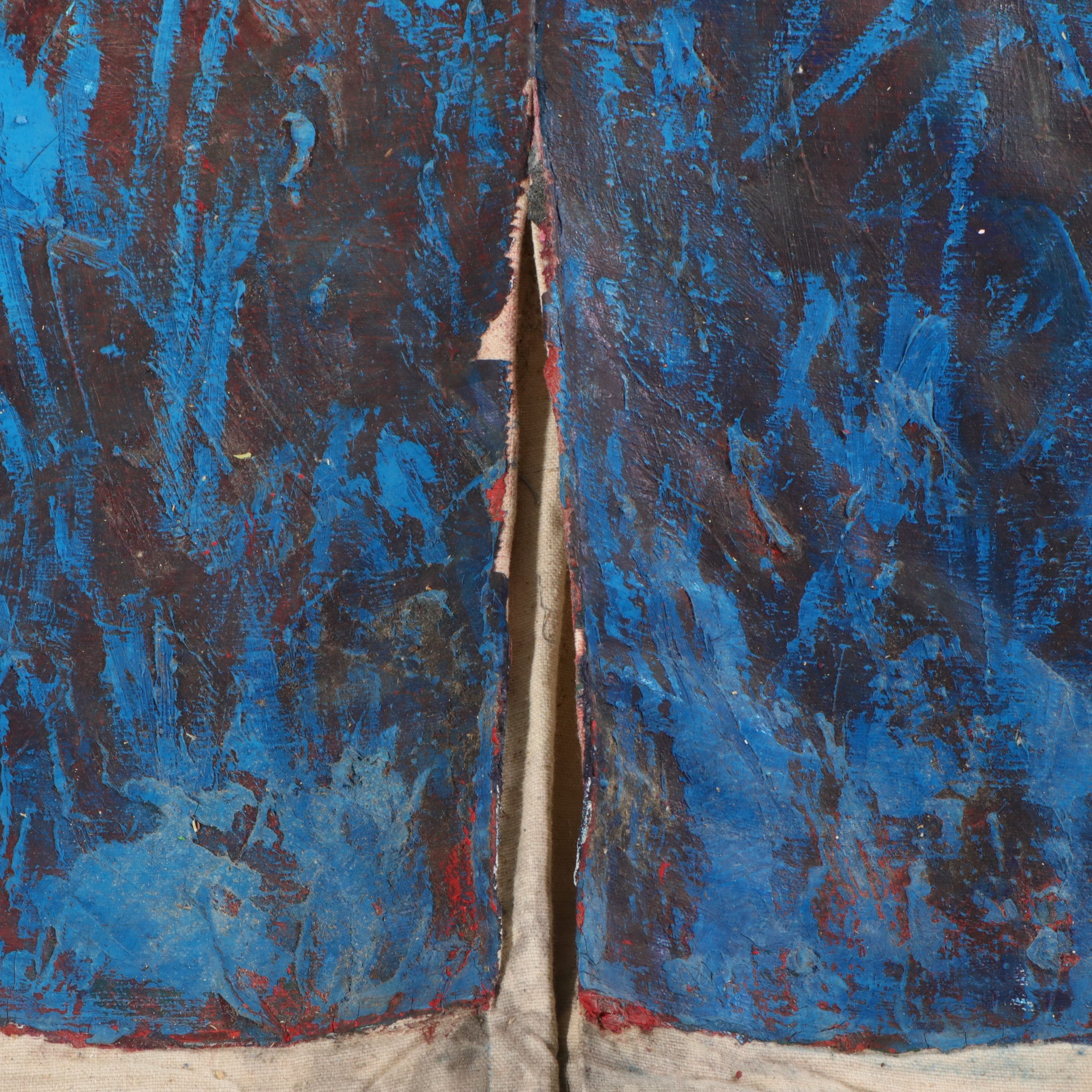 Howard Storm Monumental Acrylic Painting "Manakin & Artist"