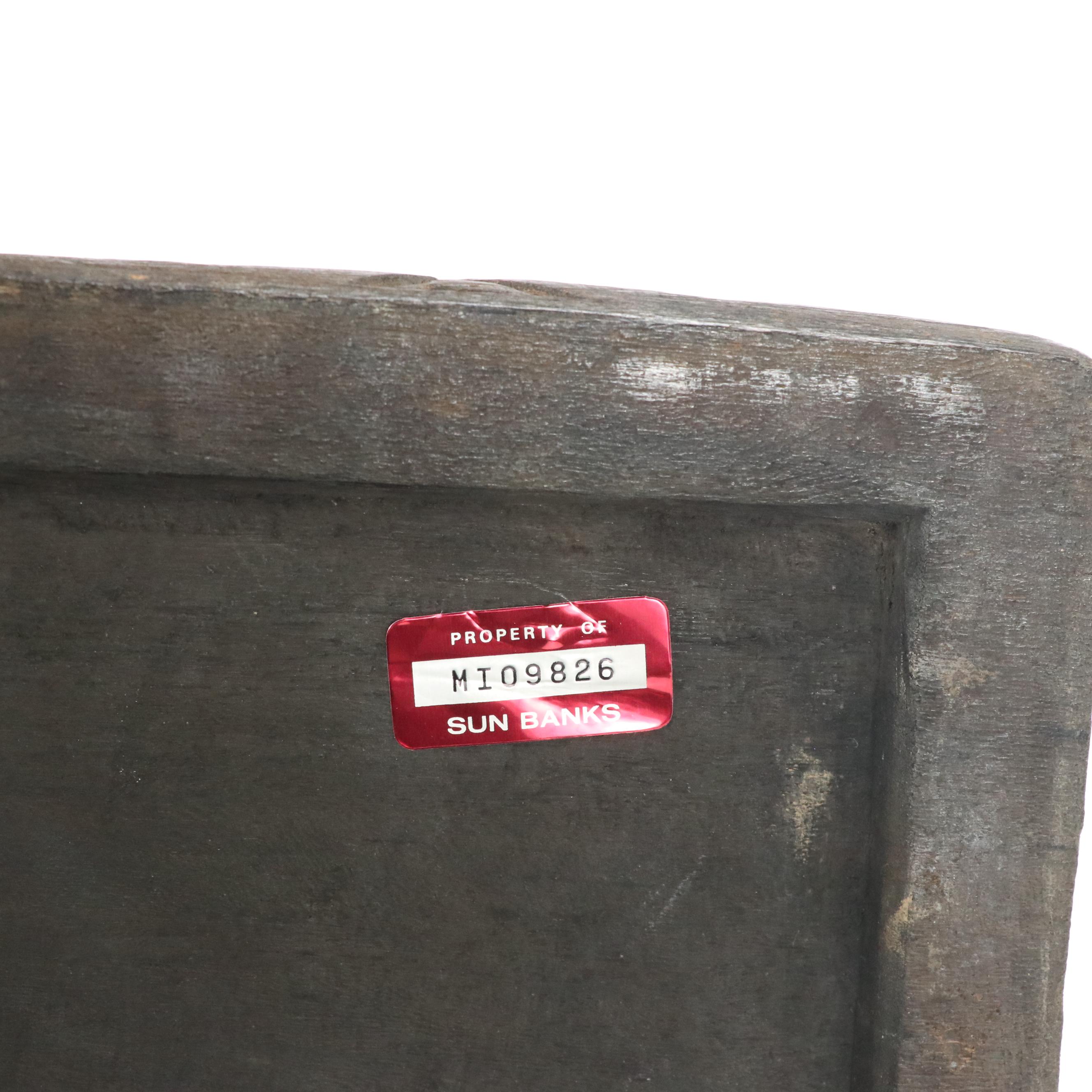 Southeast Asian or Oceanic Indigenous Hand-Carved Wood Chest