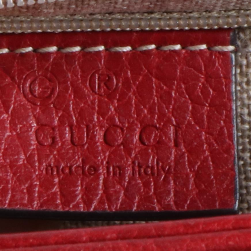 Gucci Interlocking G Calfskin Dollar Shoulder Bag