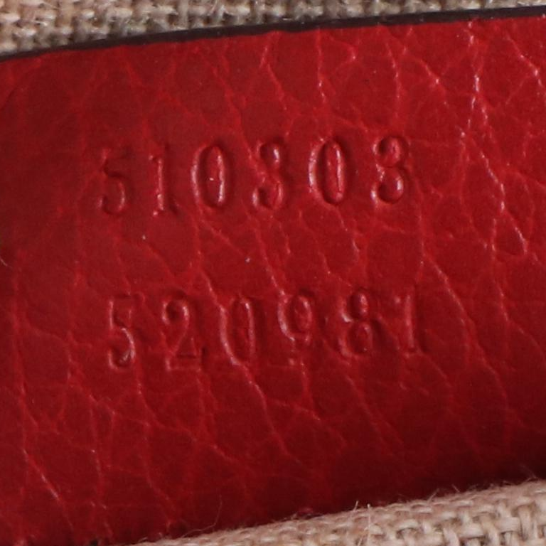 Gucci Interlocking G Calfskin Dollar Shoulder Bag