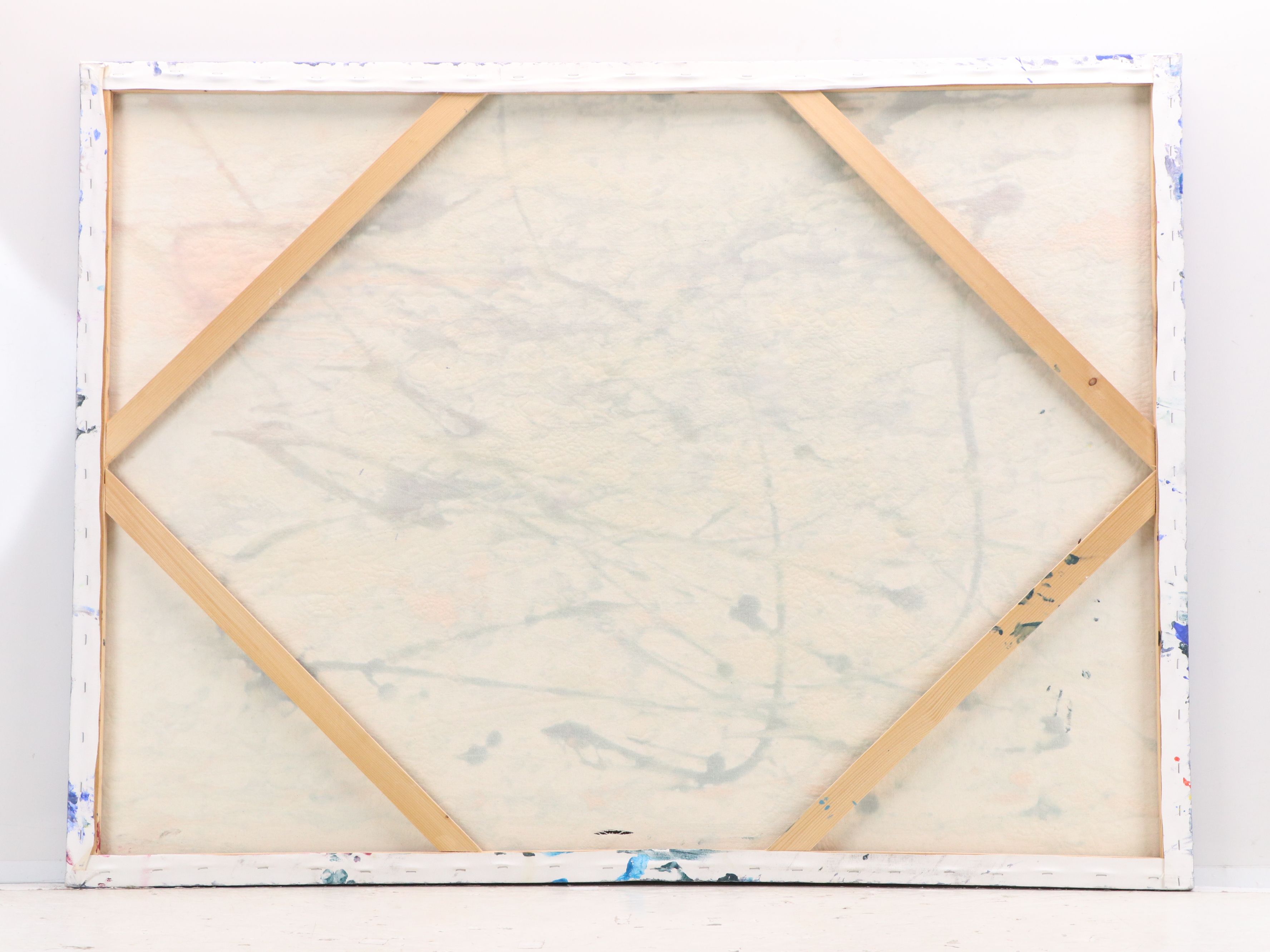 Abstract Expressionist Style Acrylic Painting