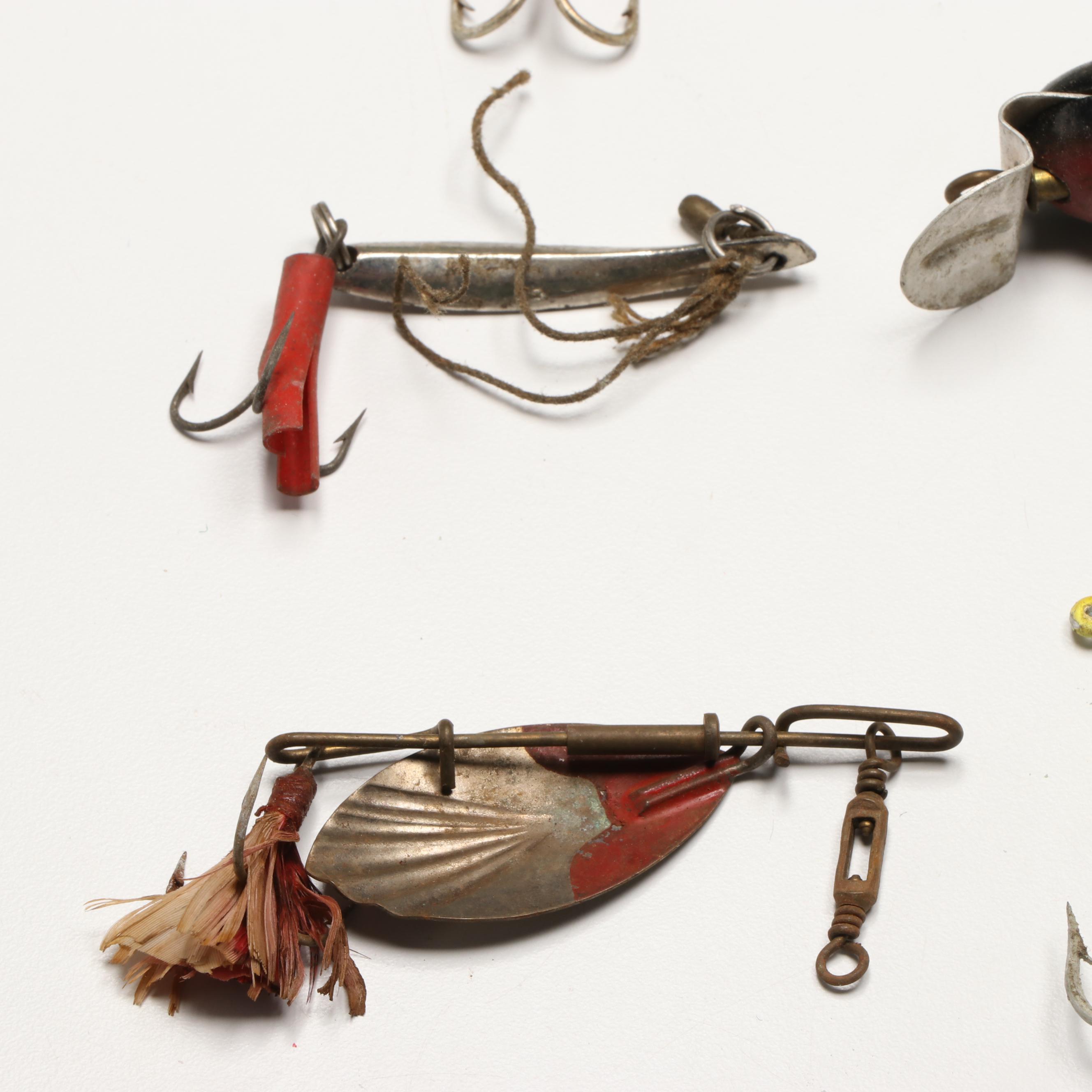 Metal, Wood, and Plastic Fishing Lures
