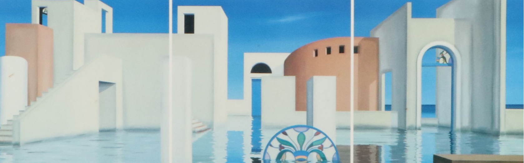 After Humberto Calzada Offset Lithograph "A Retrospective of Work," 1990