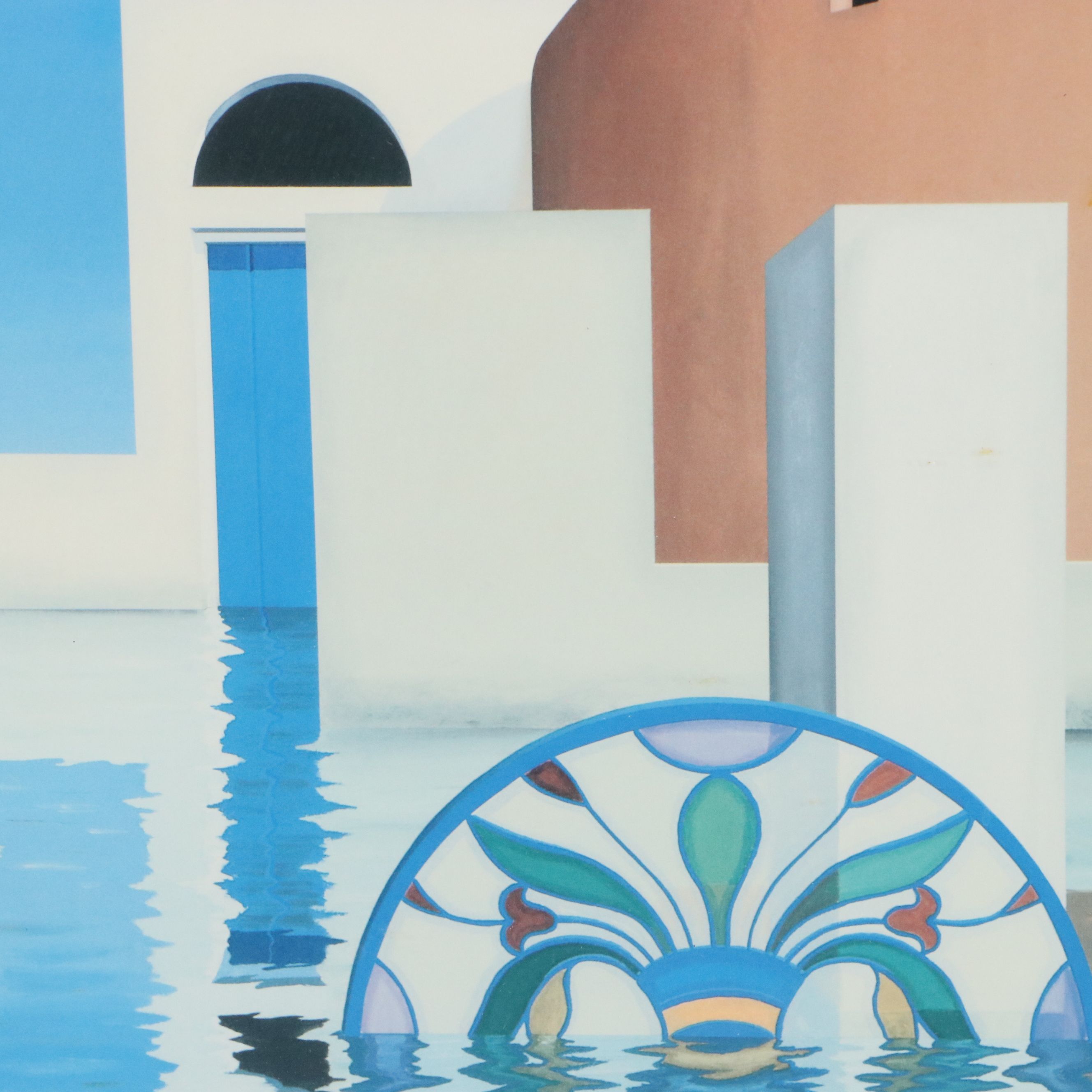 After Humberto Calzada Offset Lithograph "A Retrospective of Work," 1990