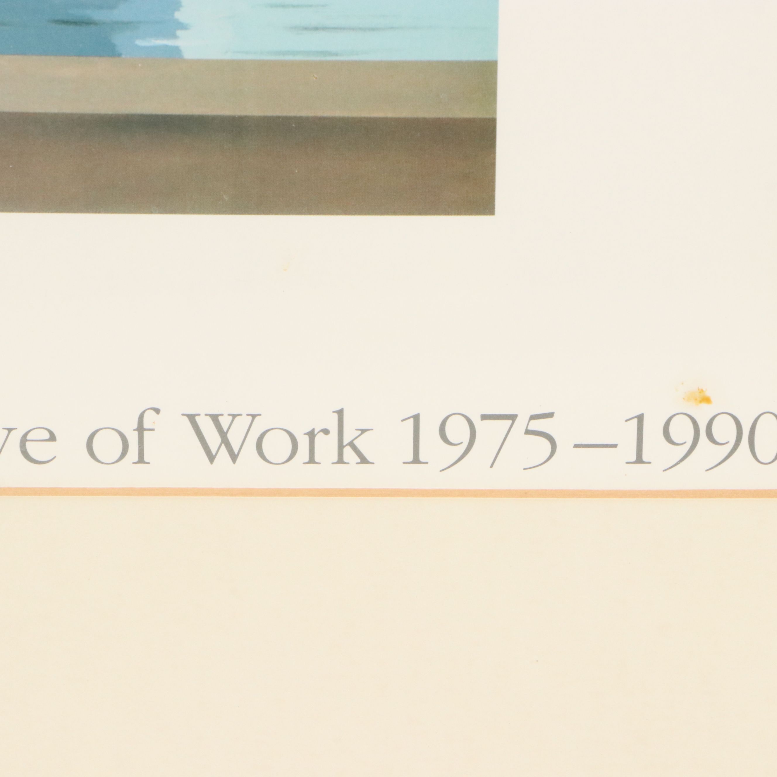 After Humberto Calzada Offset Lithograph "A Retrospective of Work," 1990