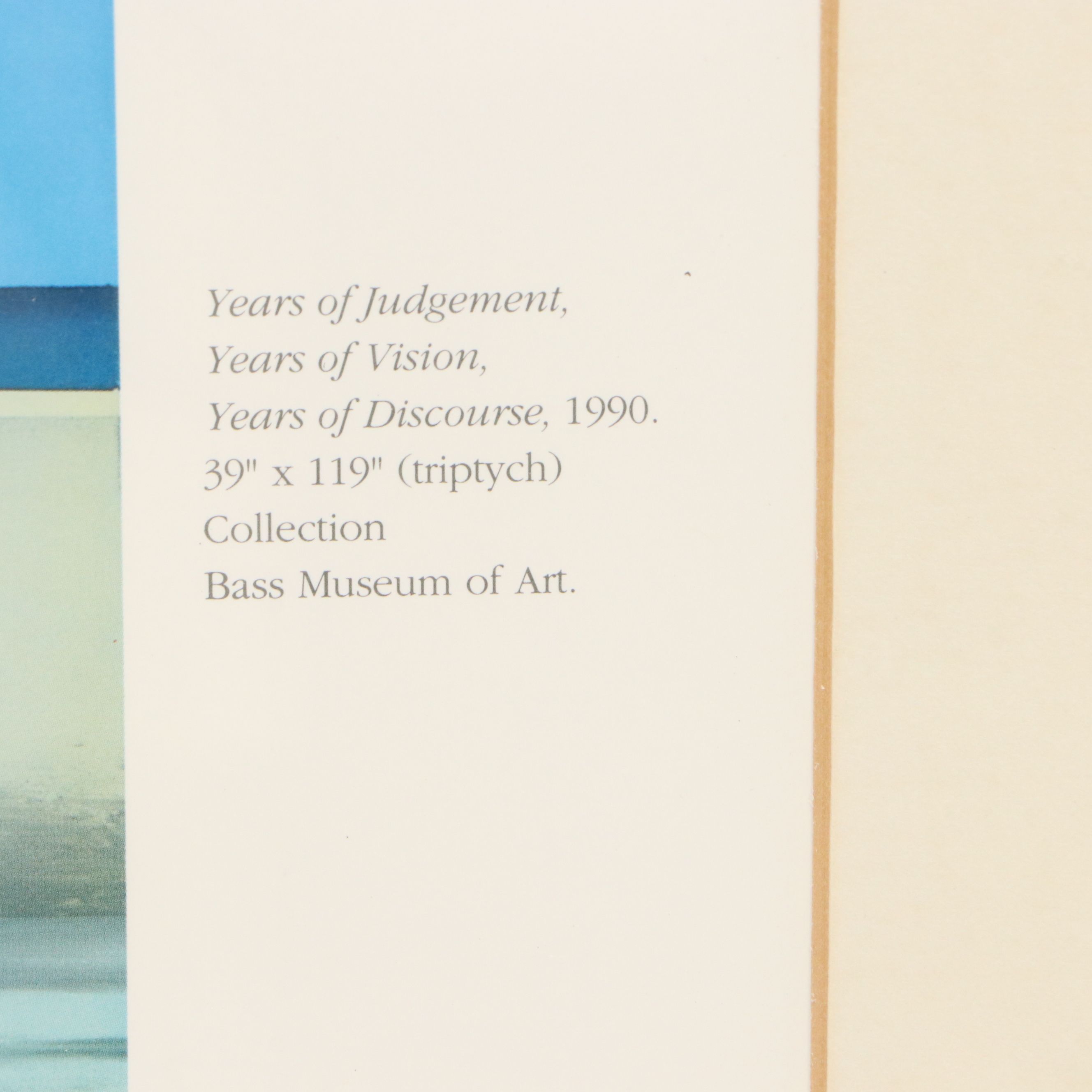 After Humberto Calzada Offset Lithograph "A Retrospective of Work," 1990