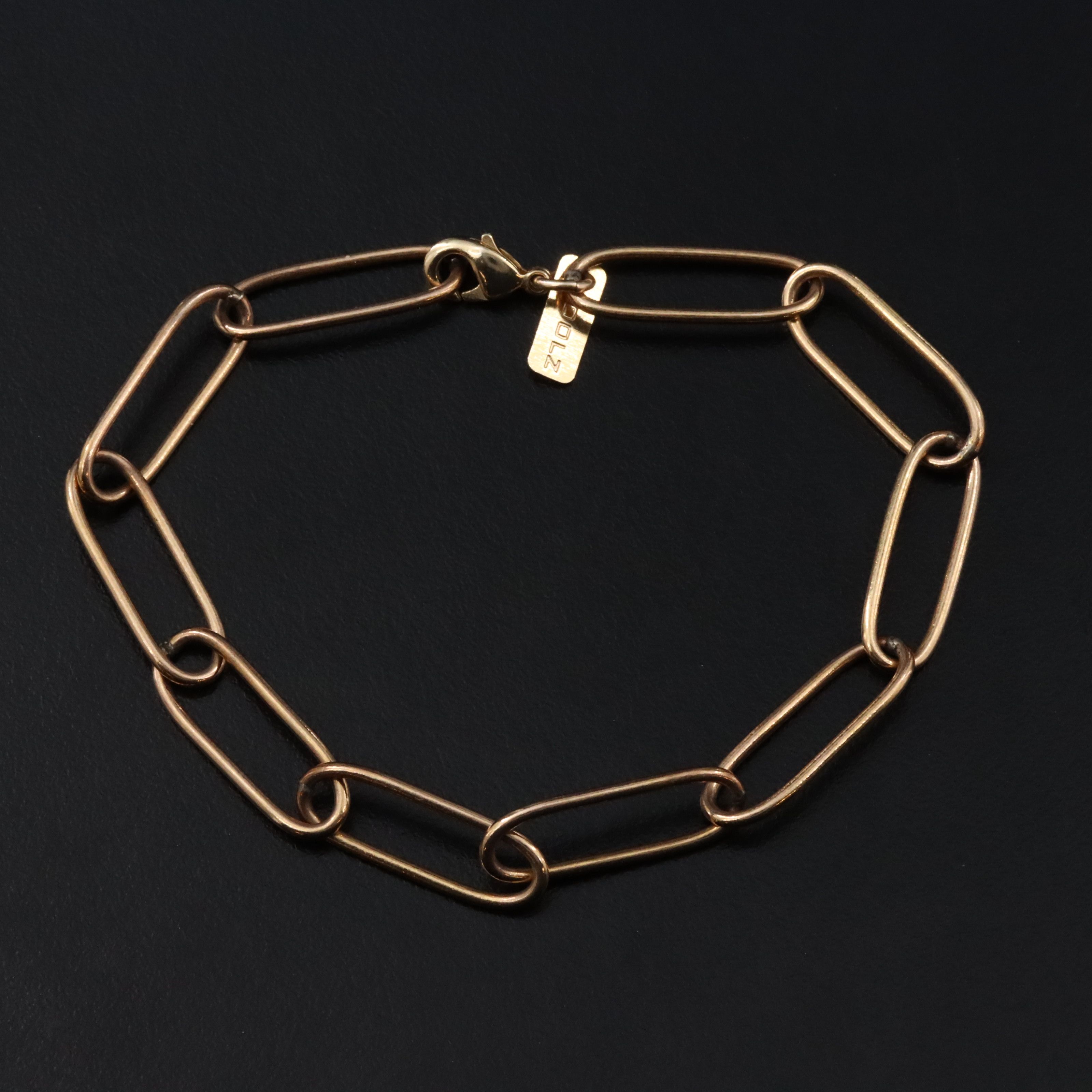 Paper Clip Chain Bracelet
