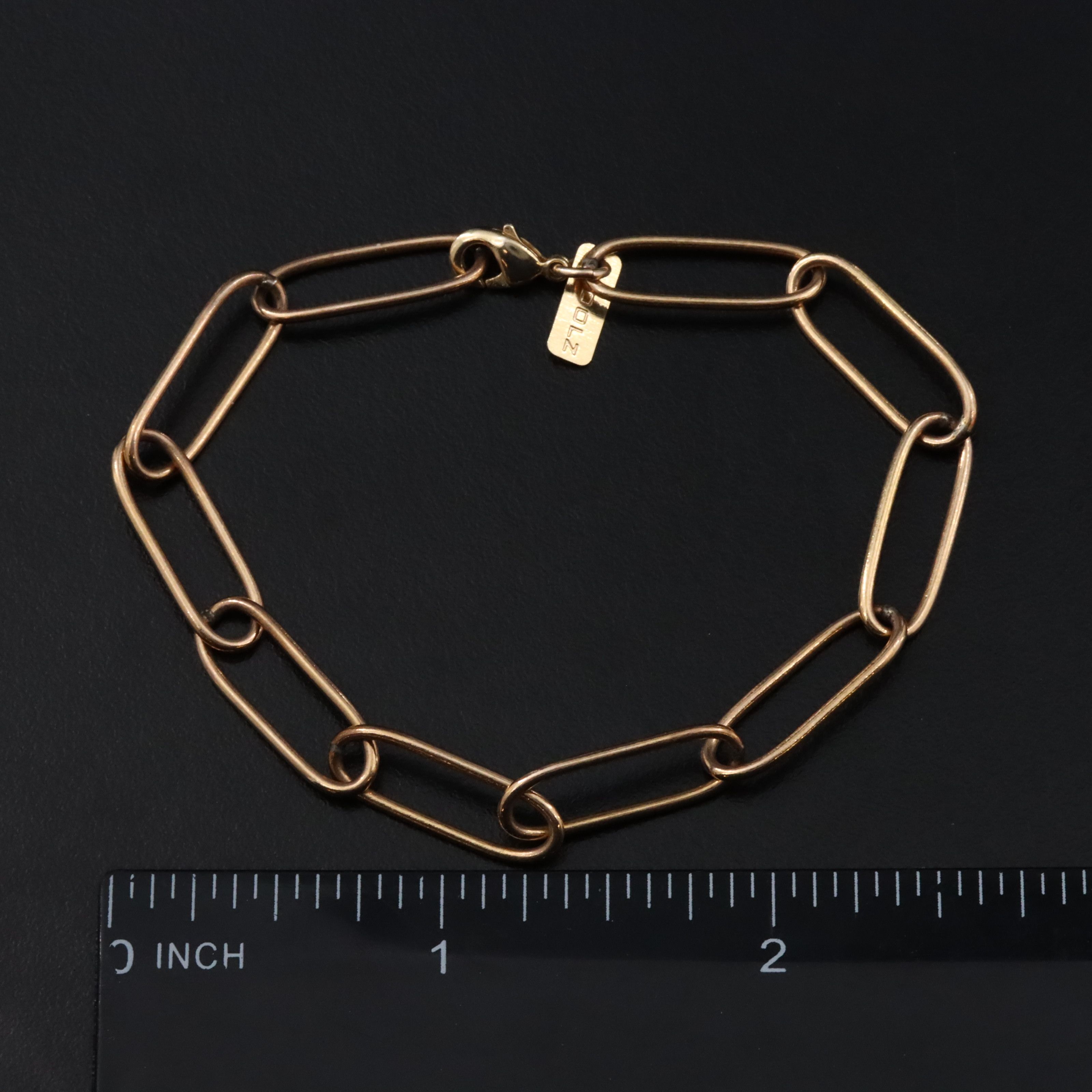 Paper Clip Chain Bracelet