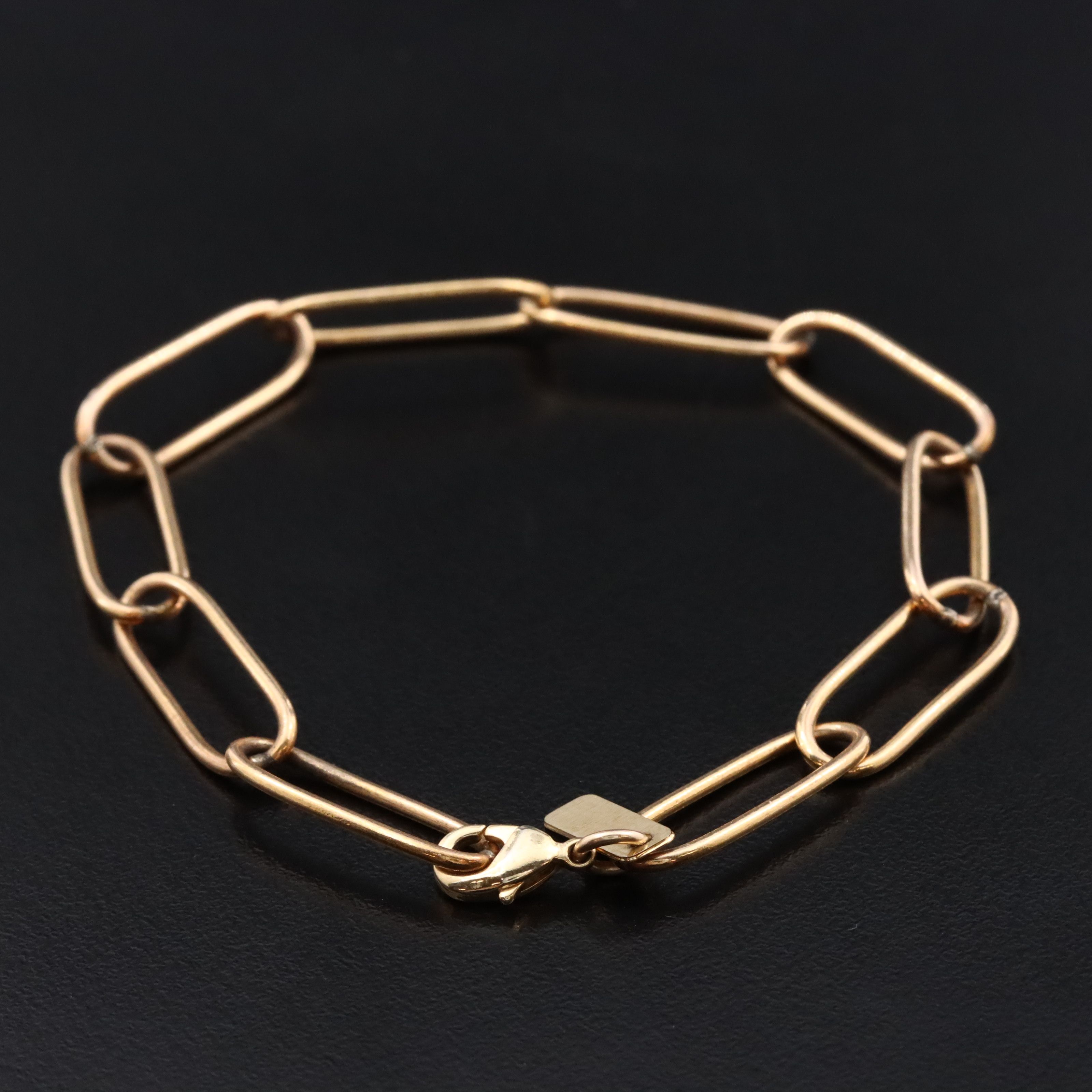 Paper Clip Chain Bracelet