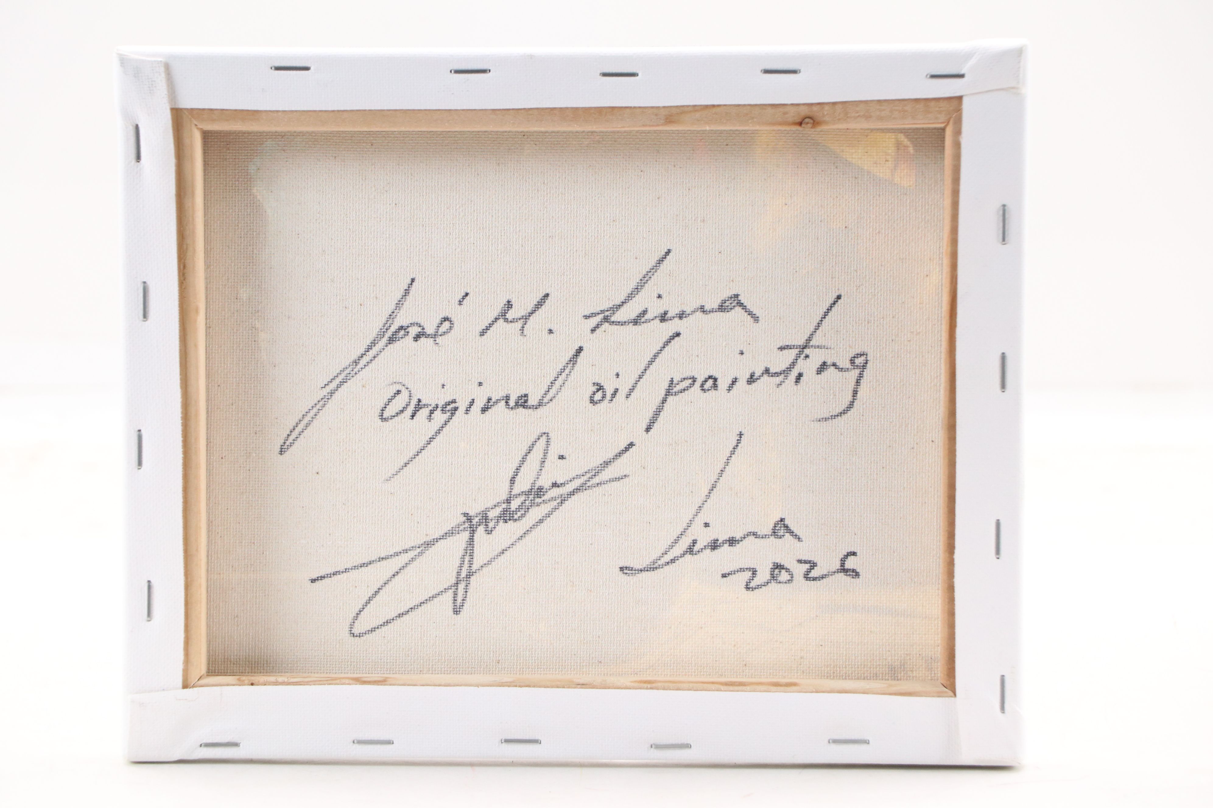 José M. Lima Floral Still Life Oil Painting, 2026