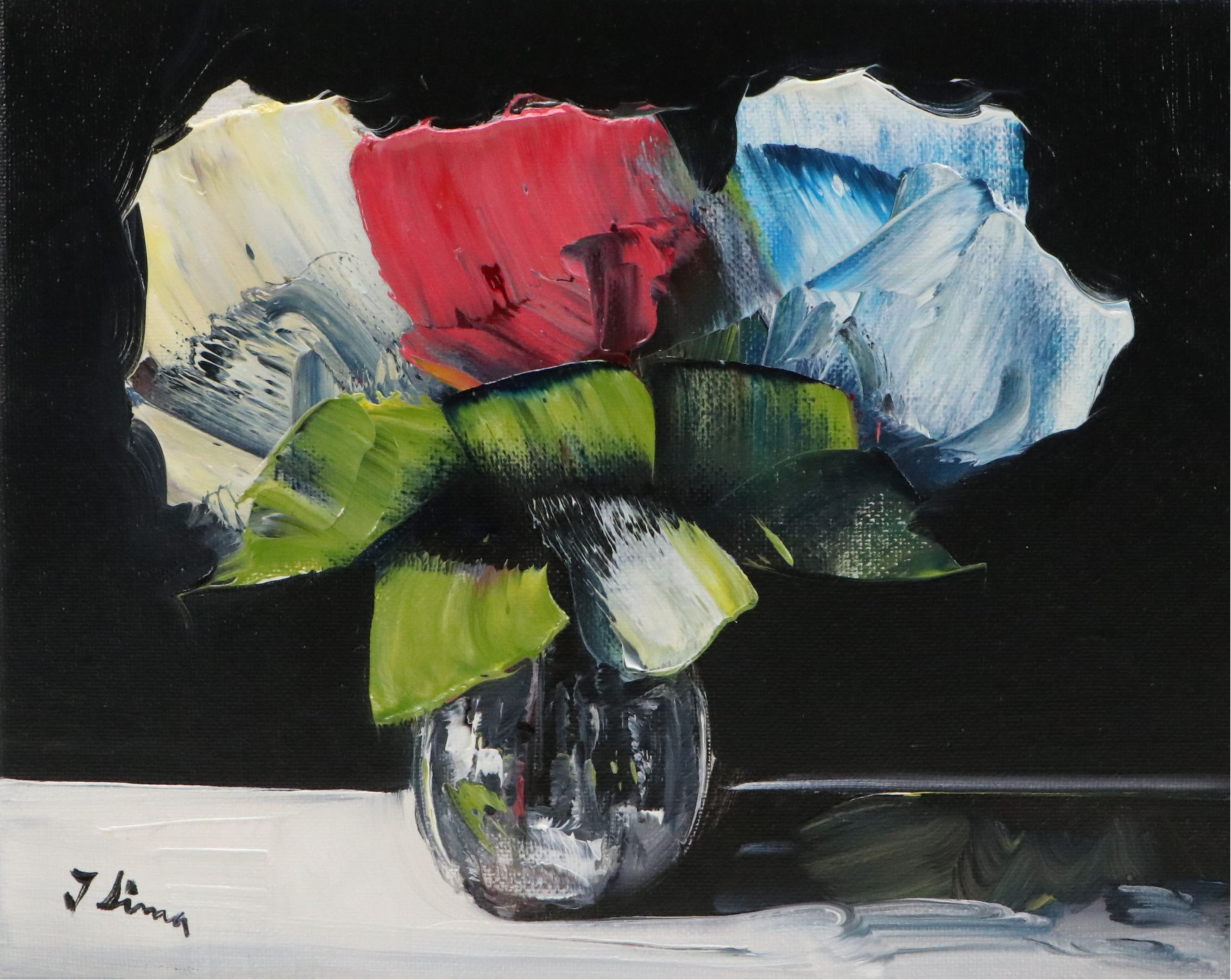 José Lima Floral Still Life Oil Painting, 2025