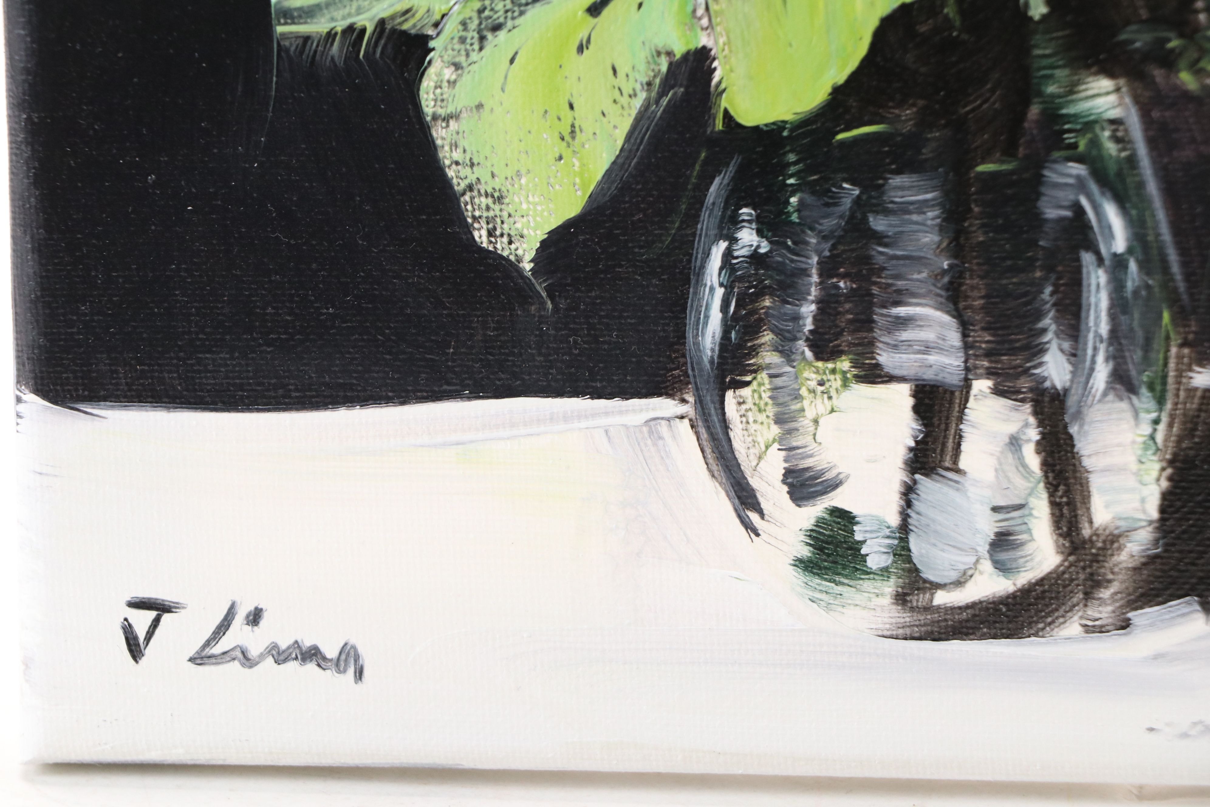 José M. Lima Floral Still Life Oil Painting, 2026