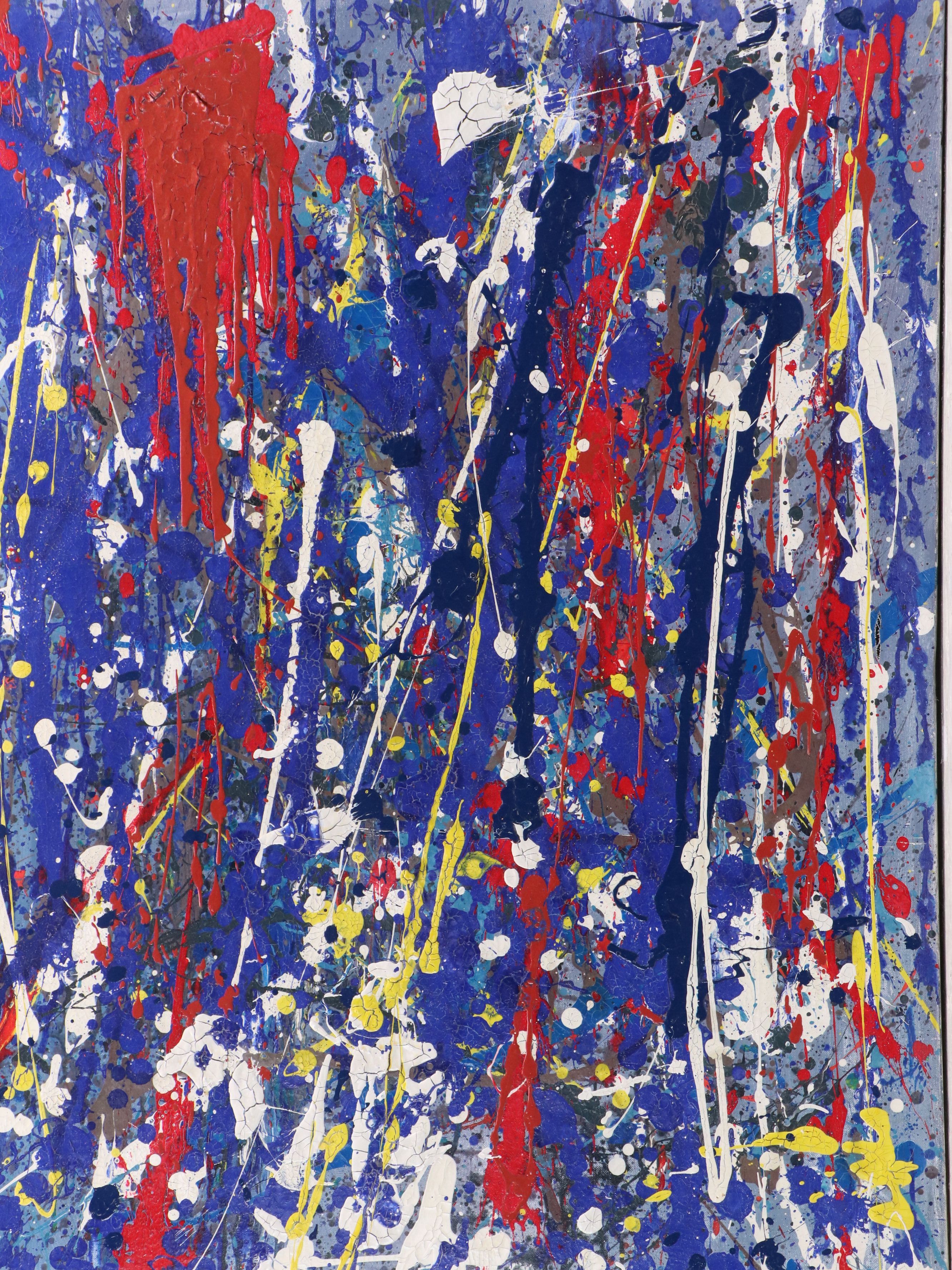 Abstract Expressionist Style Acrylic Painting