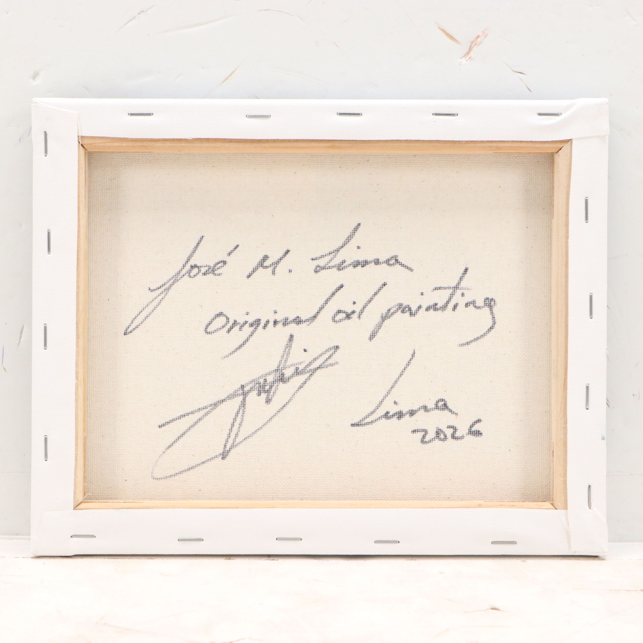 José M. Lima Floral Still Life Oil Painting, 2025