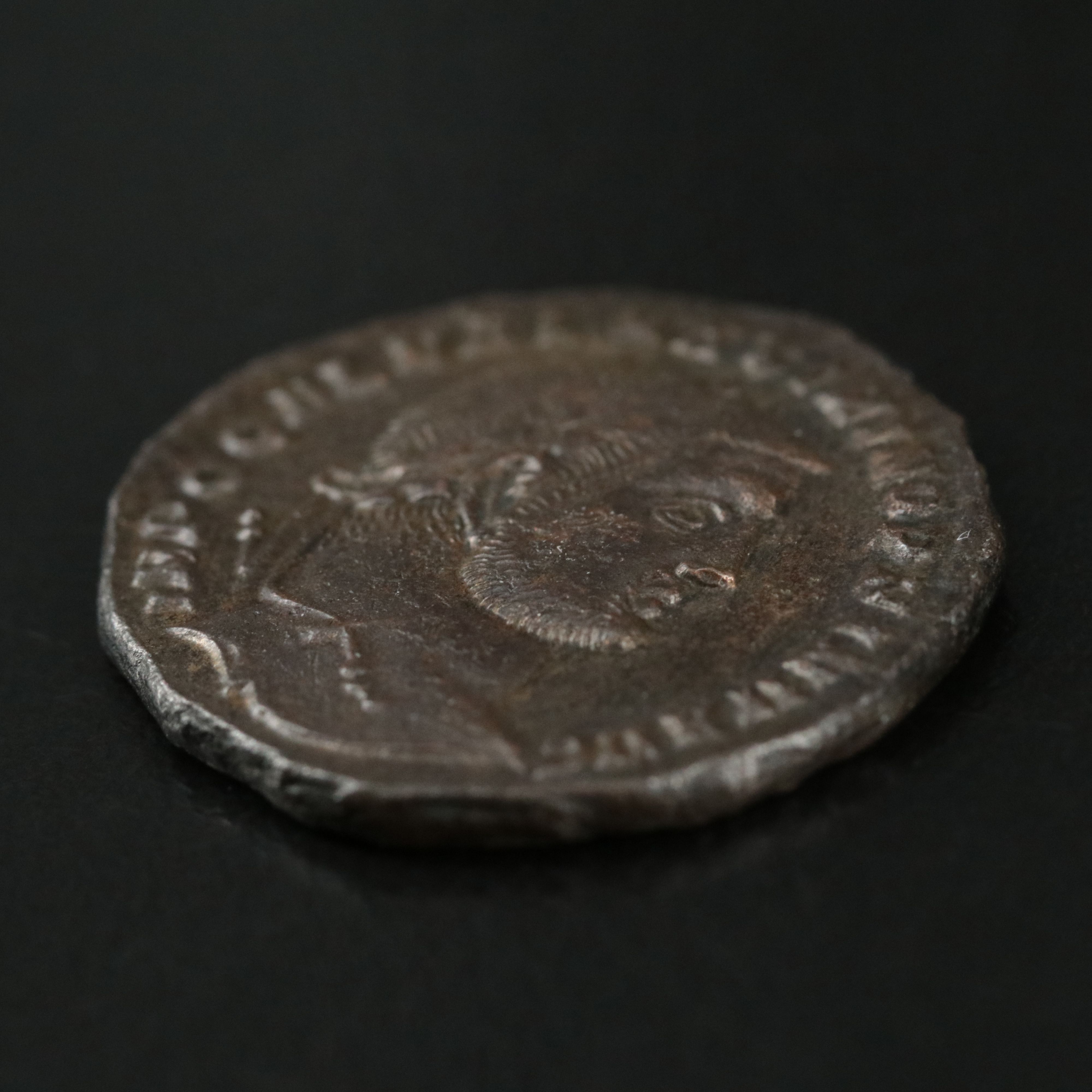 Ancient Roman Imperial Æ Follis Coin of Maximinus II, ca. 310 A.D.