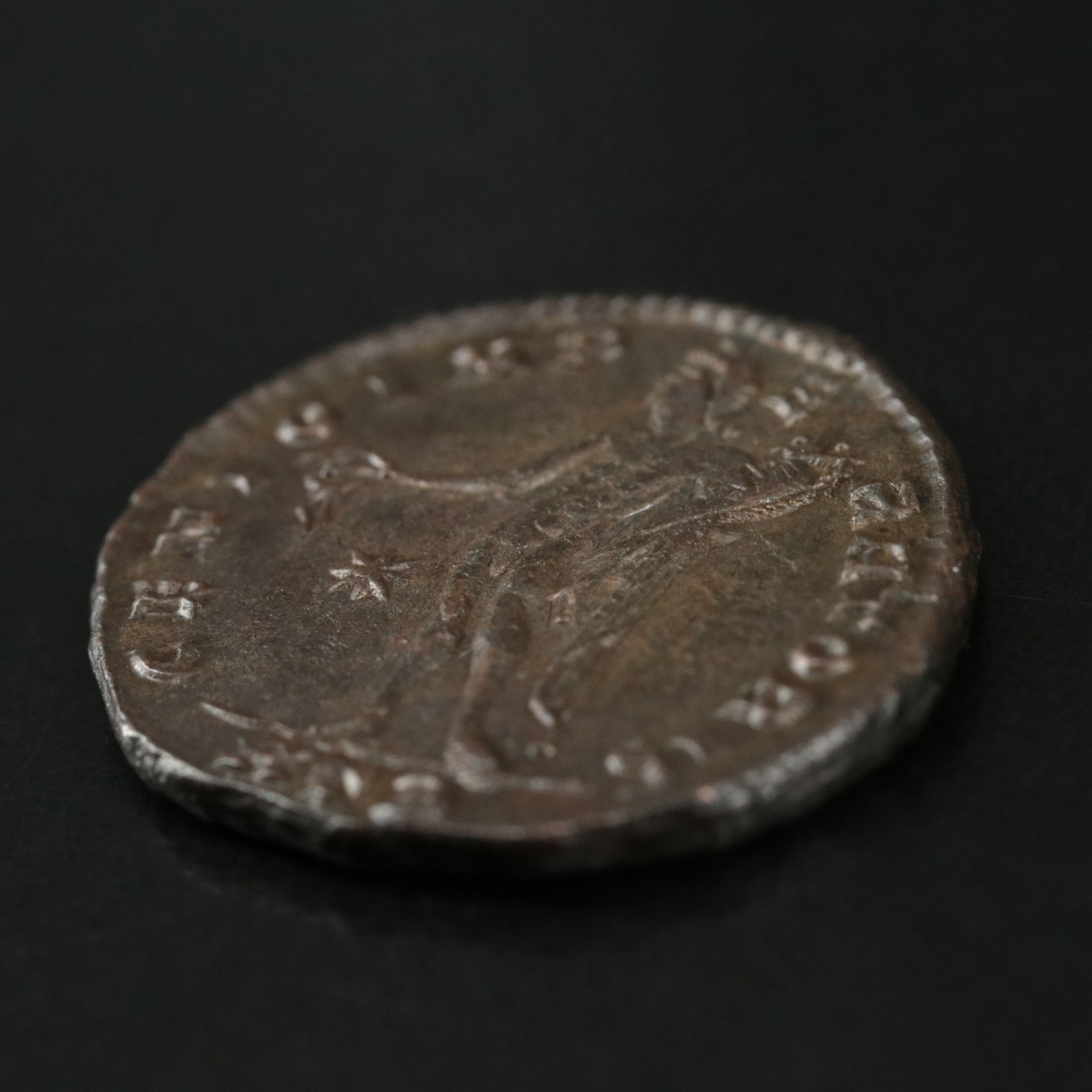 Ancient Roman Imperial Æ Follis Coin of Maximinus II, ca. 310 A.D.