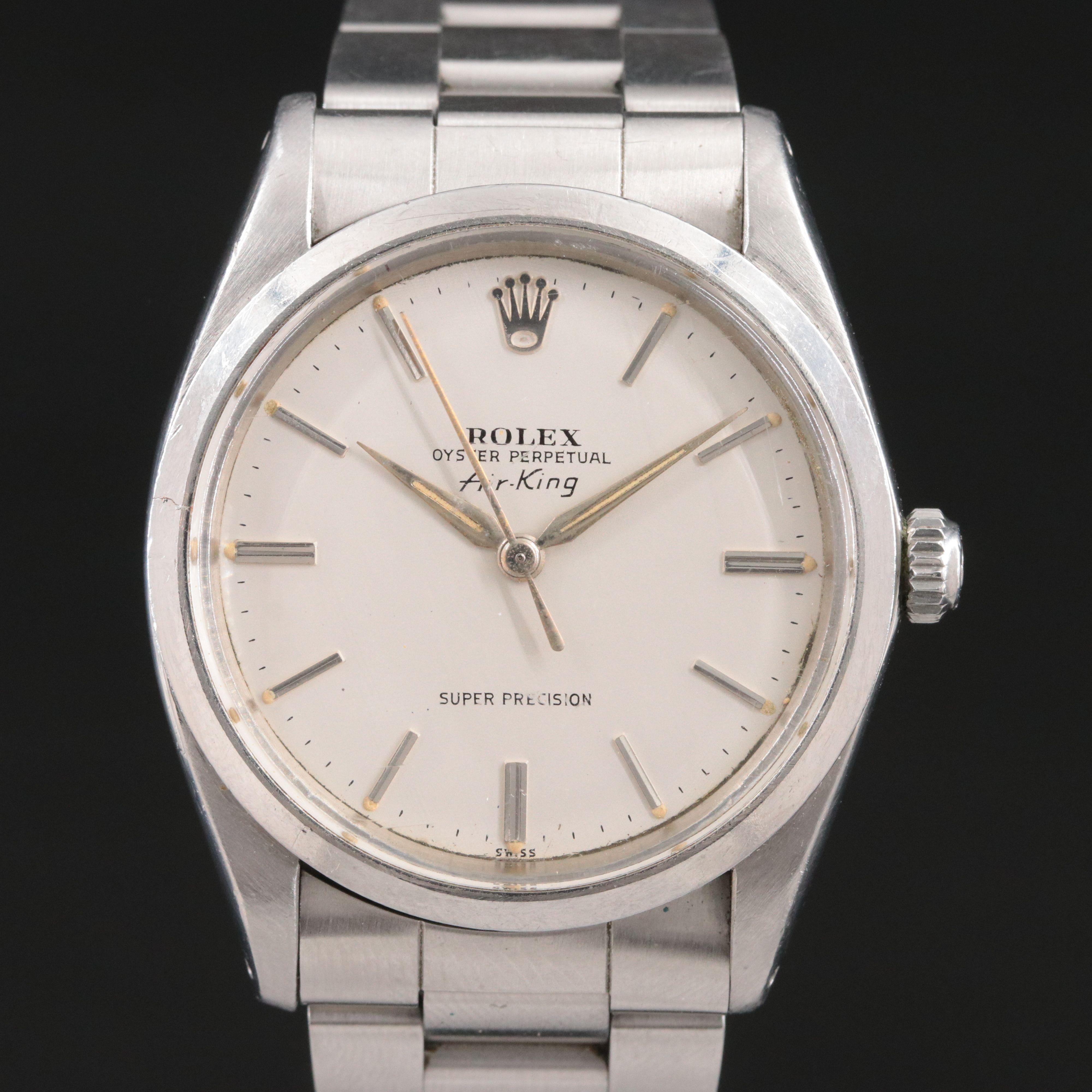Rolex Air-King "Super Precision" U.S.S. Enterprise Vintage Watch c.1963