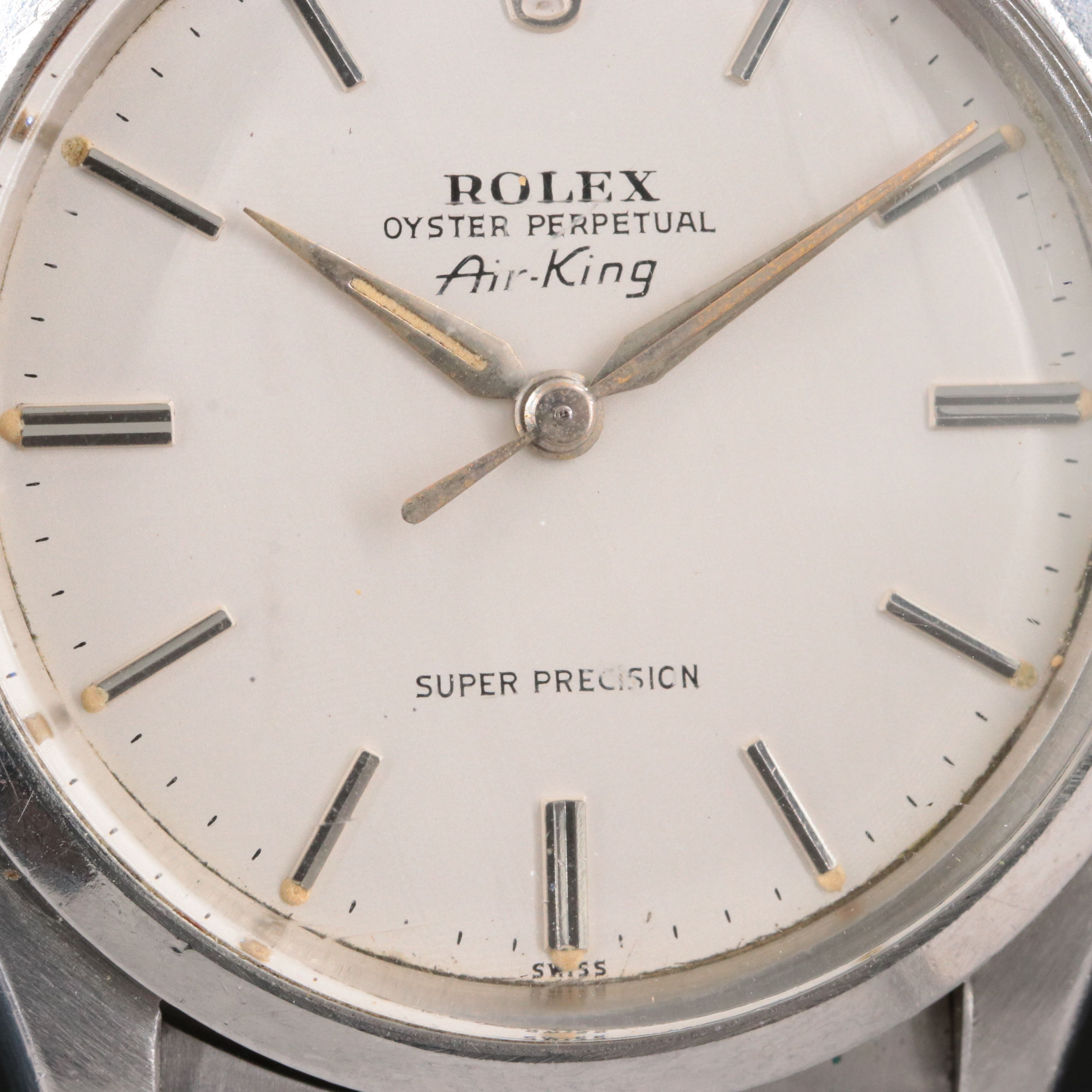 Rolex Air-King "Super Precision" U.S.S. Enterprise Vintage Watch c.1963