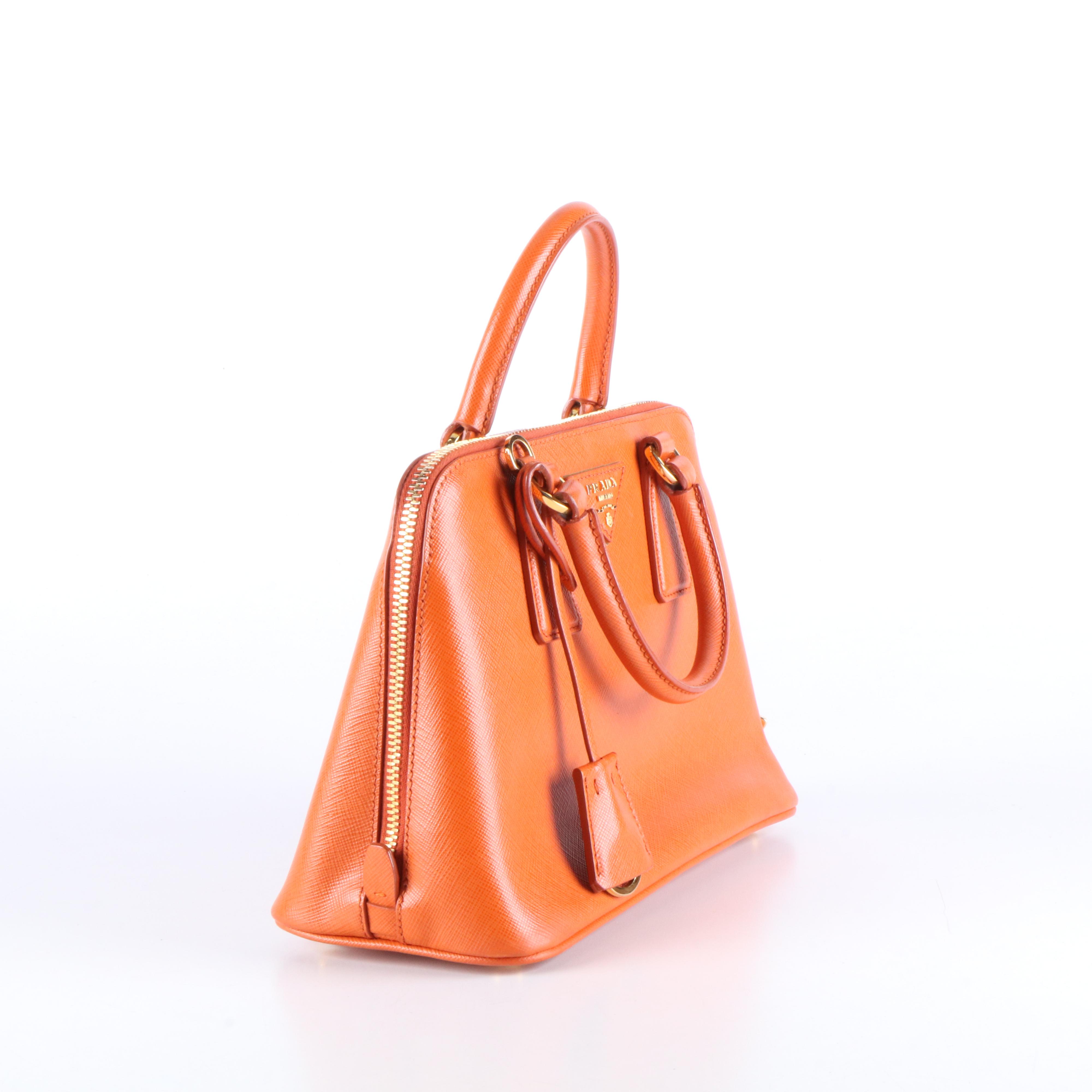 Prada Saffiano Leather Lux Promenade Handbag