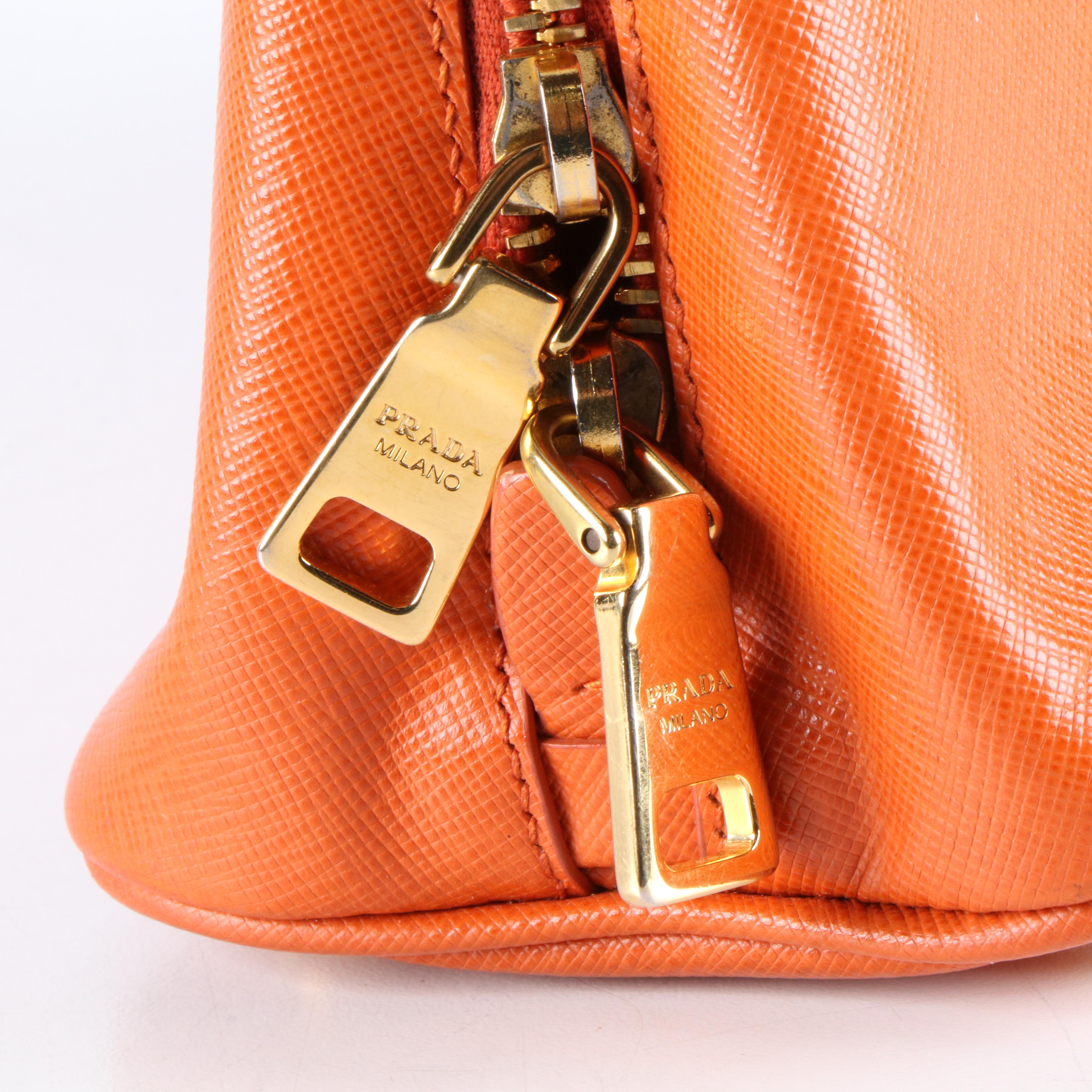 Prada Saffiano Leather Lux Promenade Handbag