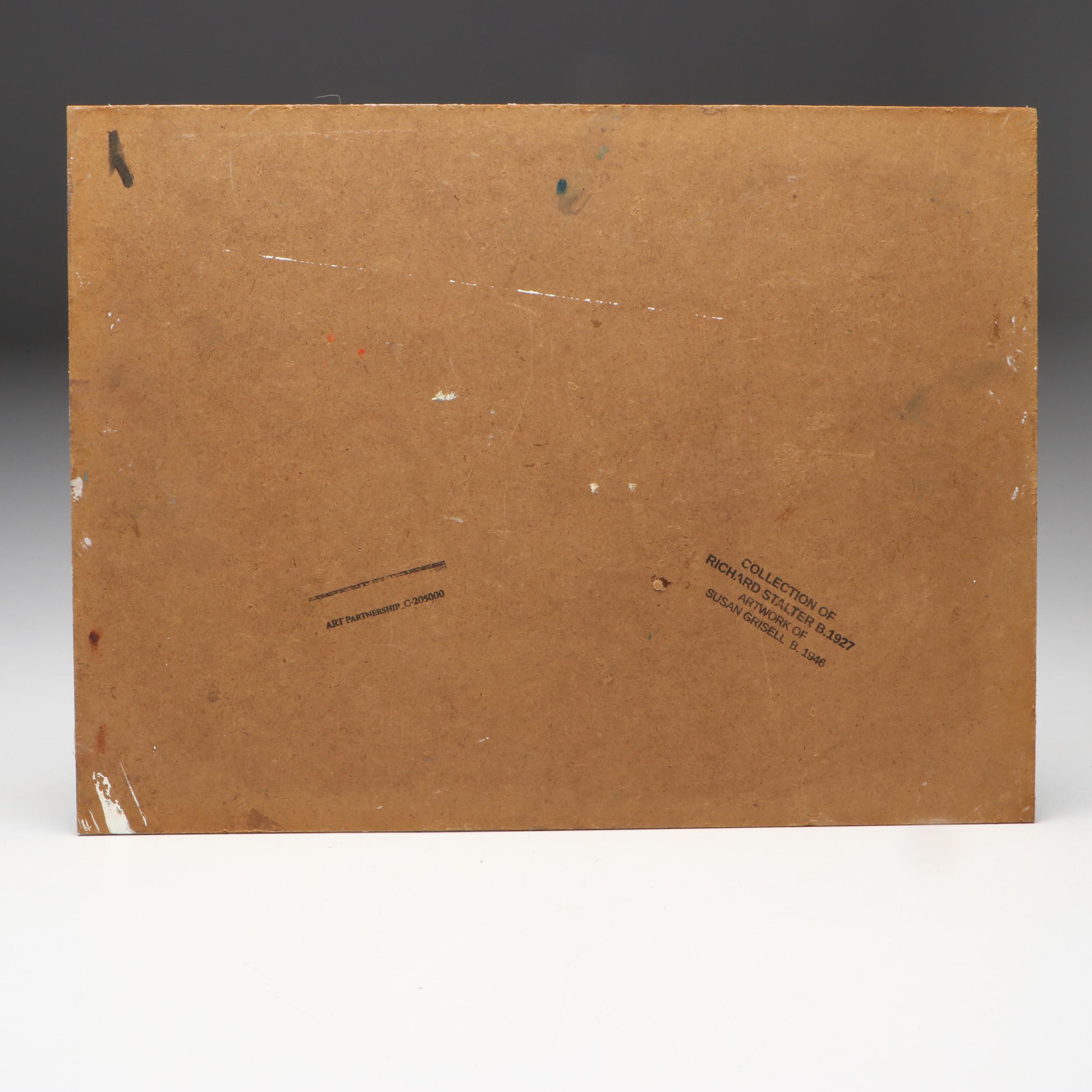 Susan Grisell Impressionist Garden Portrait Oil Painting