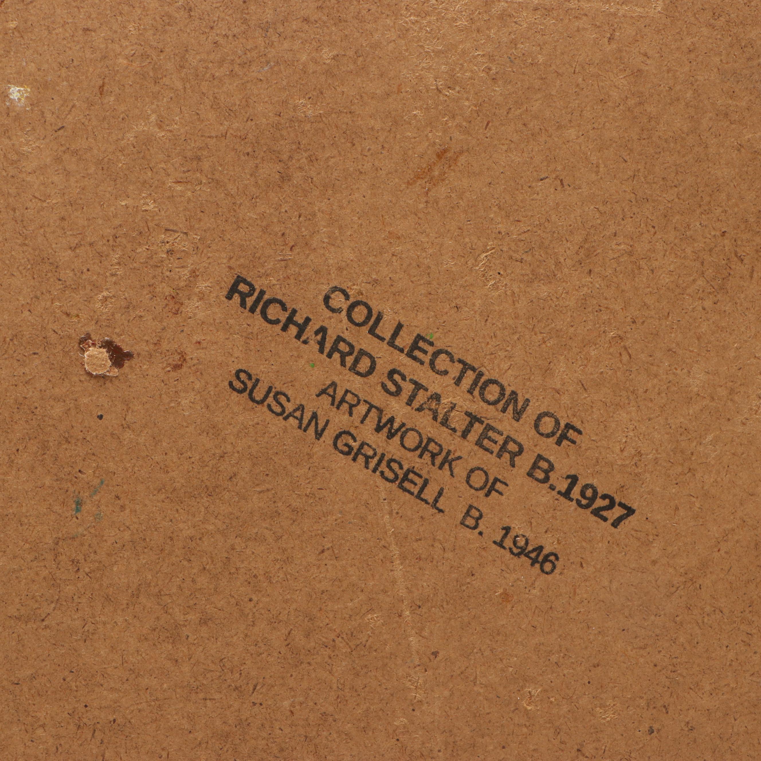 Susan Grisell Impressionist Garden Portrait Oil Painting