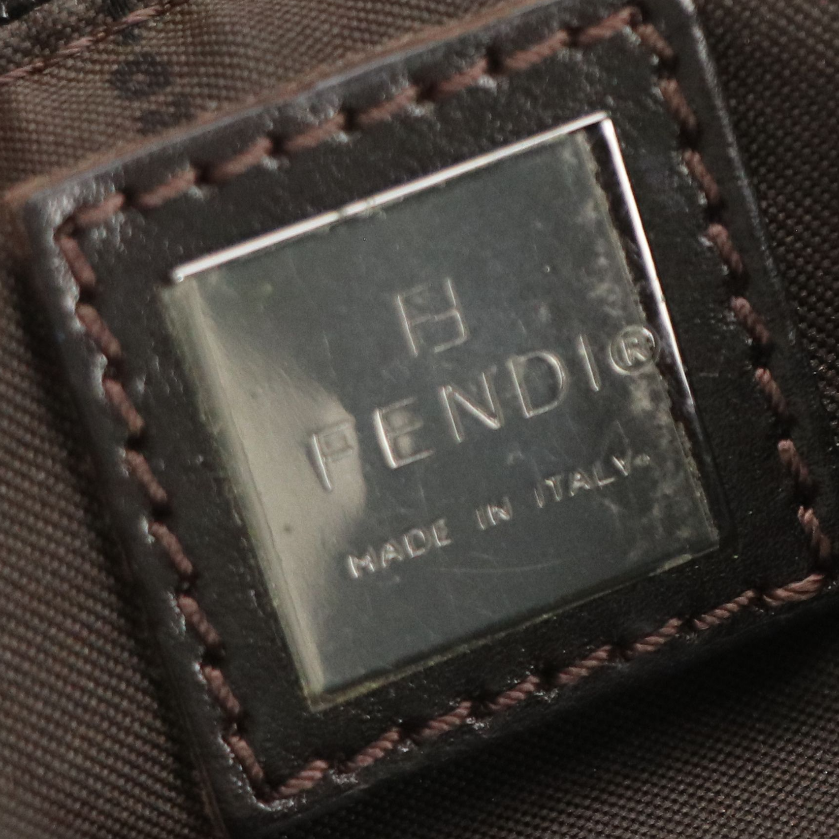 Fendi Small Shoulder Bag 8BR042 in Zucchino Canvas