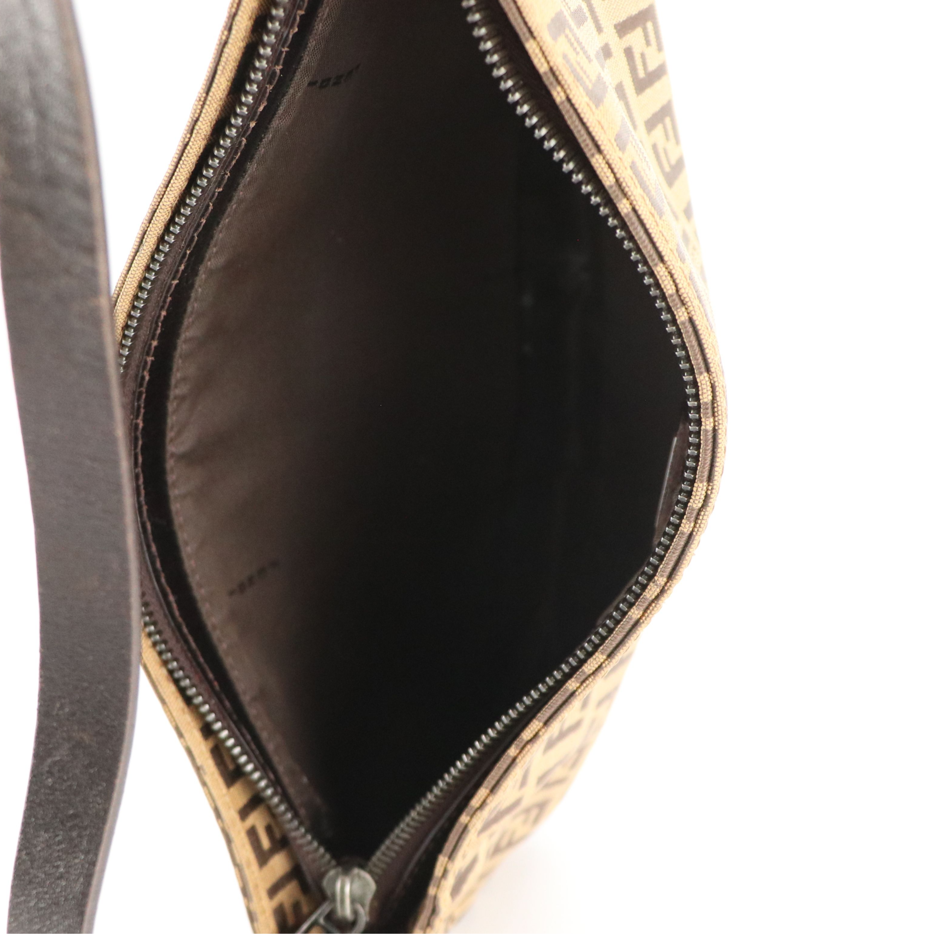 Fendi Small Shoulder Bag 8BR042 in Zucchino Canvas