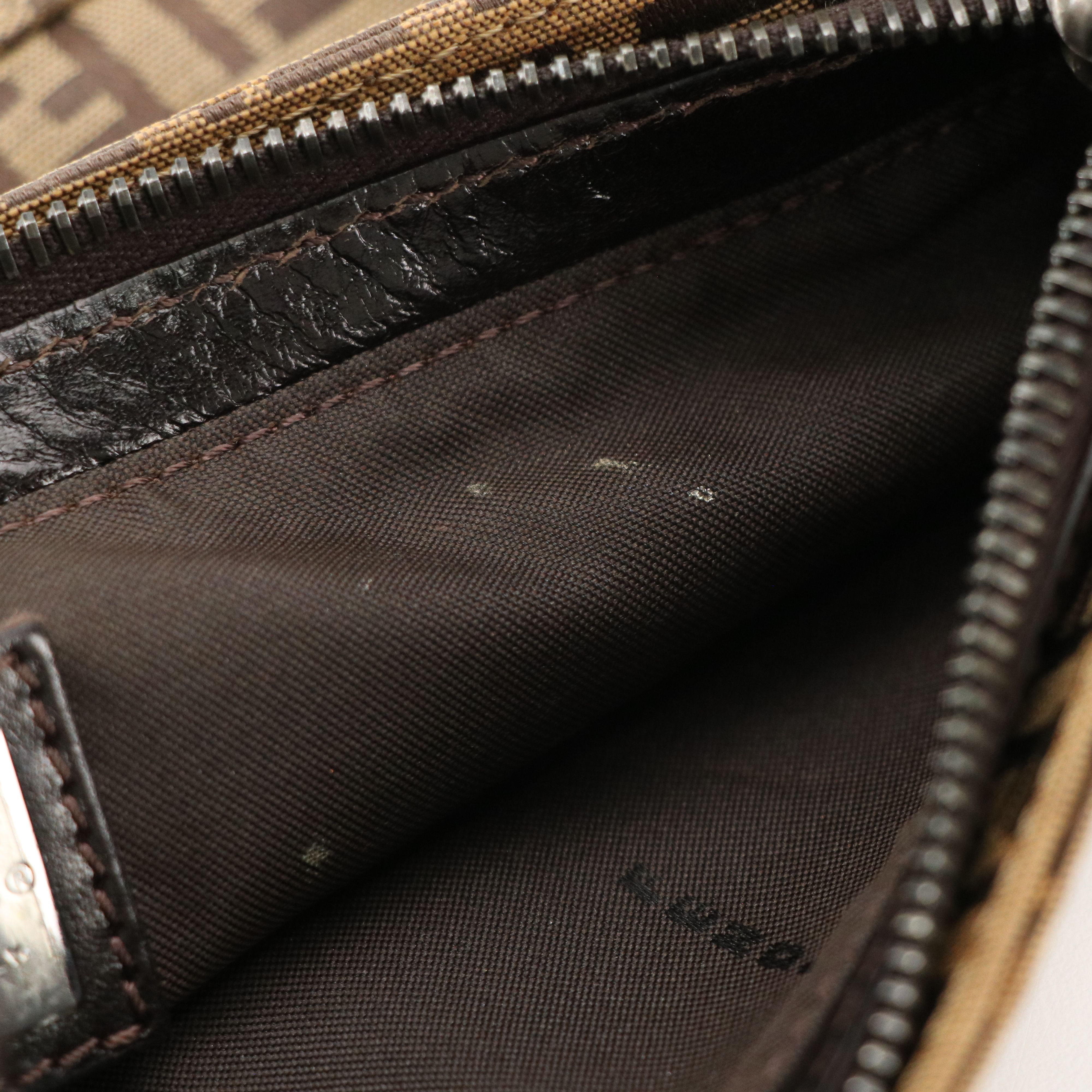 Fendi Small Shoulder Bag 8BR042 in Zucchino Canvas